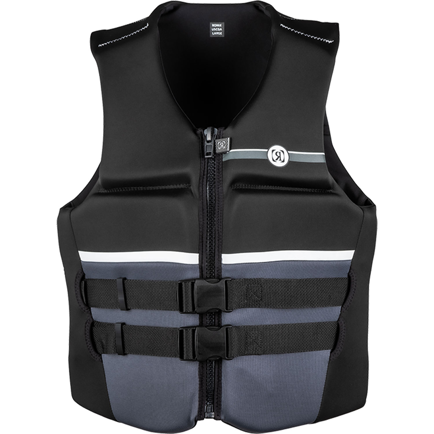 Chaleco Ronix Covert Cga Wake - Negro/carbón/blanco