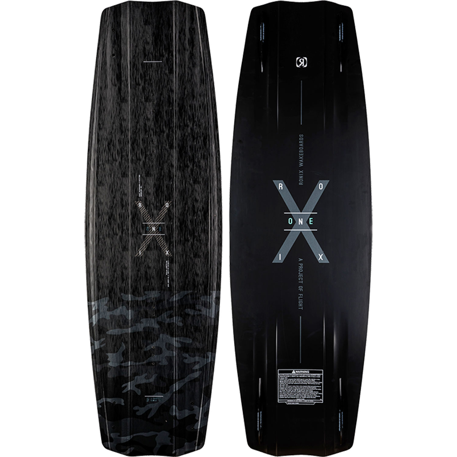 Ronix One Timebomb Fused Core Boat Board - Negro Mineral
