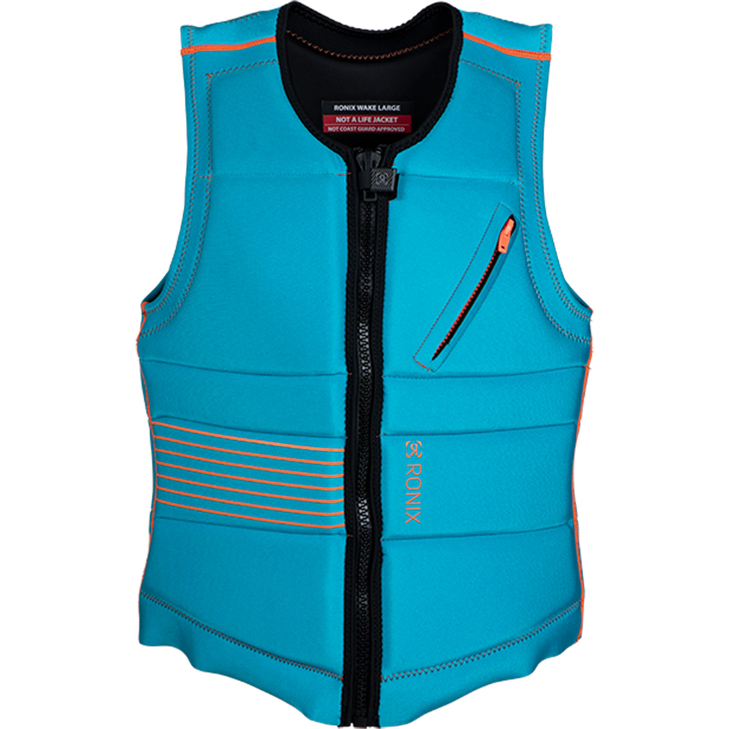 Chaleco De Wakeboard De Impacto Aprobado Por Ce Para Mujer Ronix Coral - Azul Aguamarina