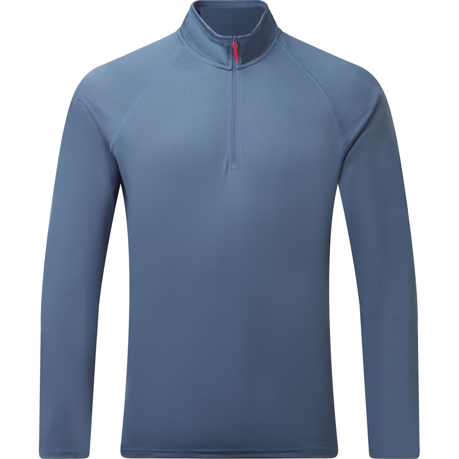 Camiseta Gill Uv Tec De Manga Larga Con Cuello Y Cremallera Para Hombre - Azul Tormenta Uv009