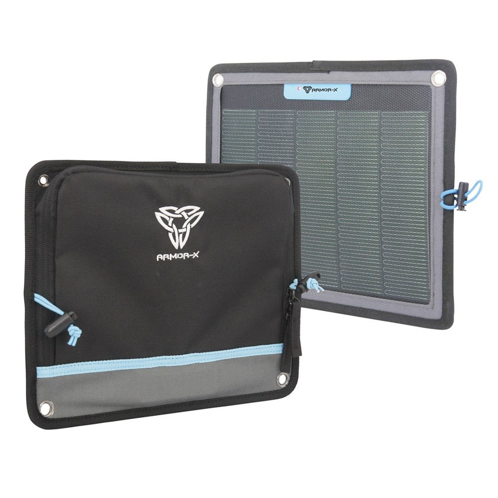Armor-X De Mal Tiempo 5W Cargador Solar Portátil - Iphone Smartphone Gps