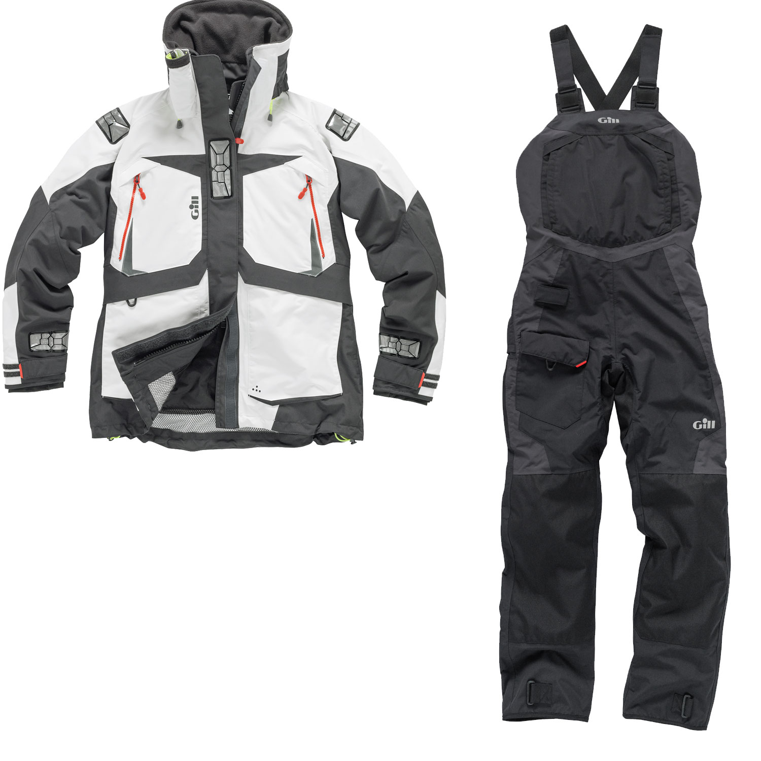Gill Womens Os2 Sailing Kit Combo - Blanco / Grafito