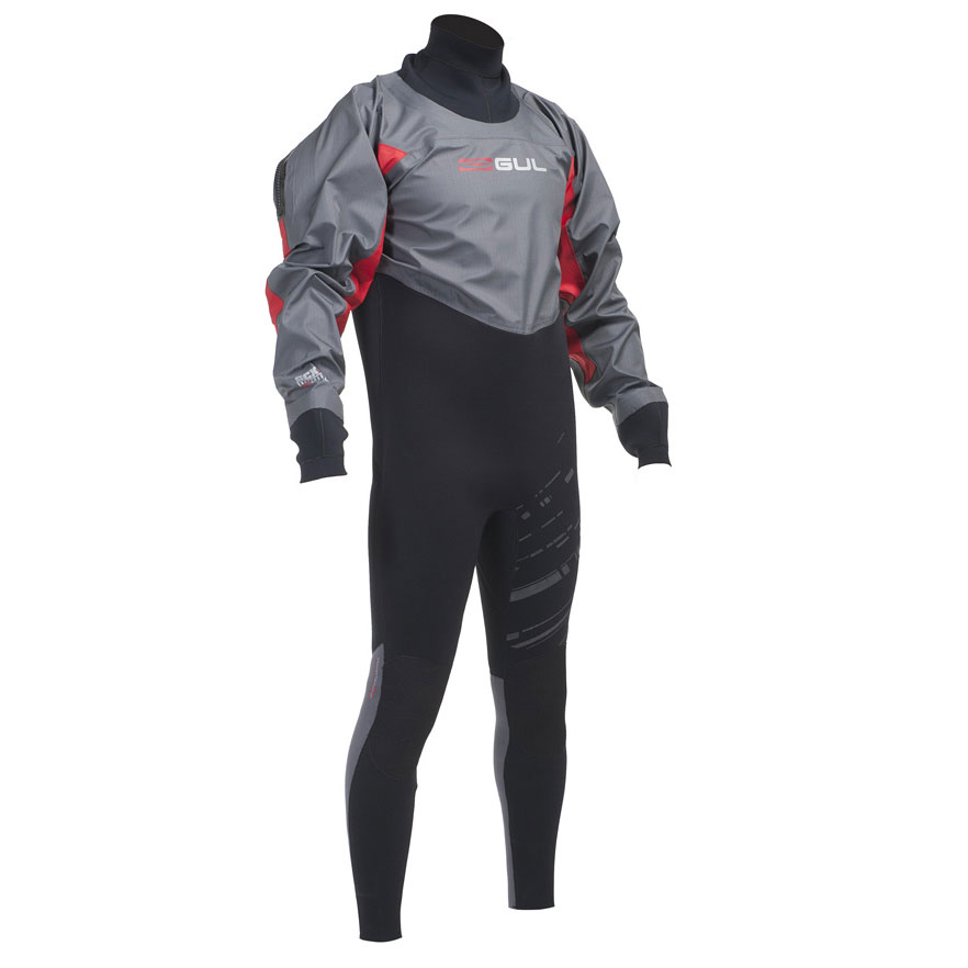 Gul Junior Bal?stico Drysuit Semi 2014 - Gris / Rojo