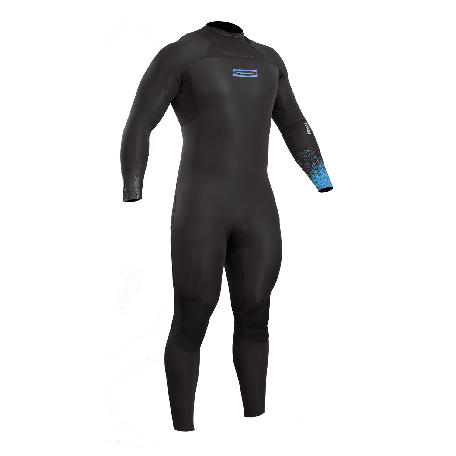 Gul Flexor Iii 5/4 Espalda Zip Blindstitch Wetsuit - Negro
