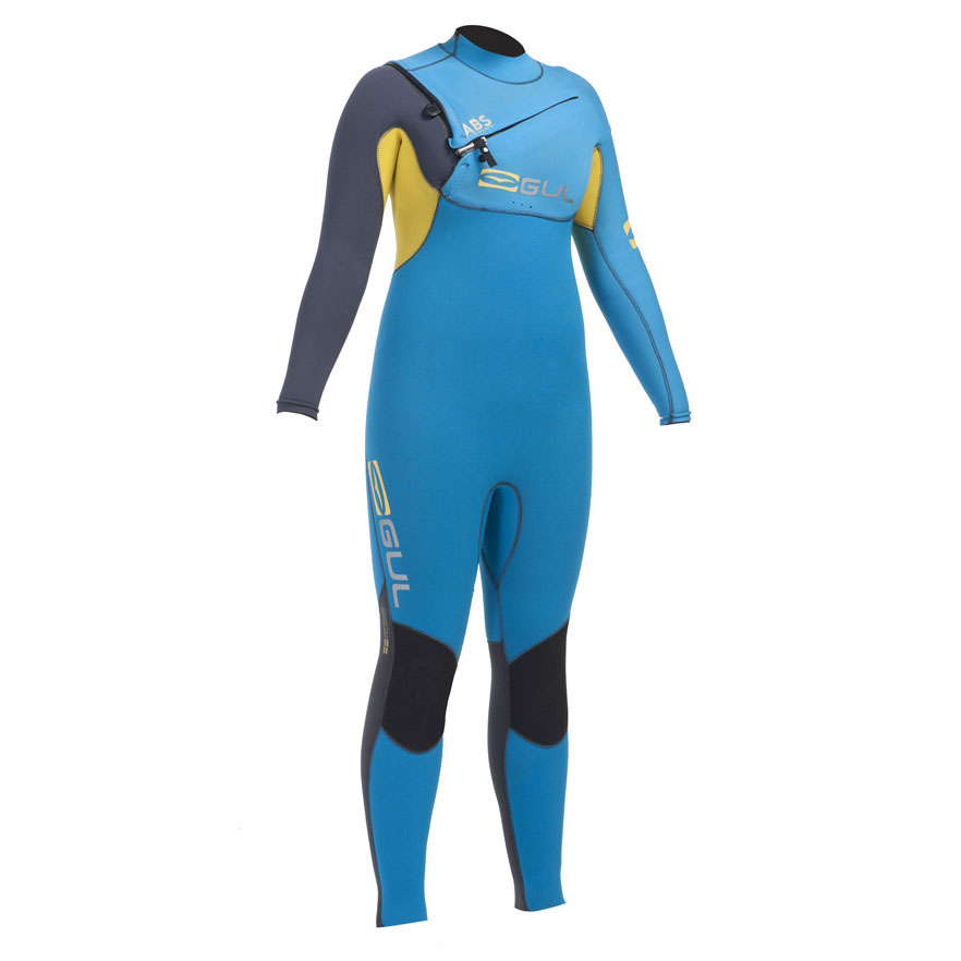 Gul Junior Respuesta Cz 5/3 Mm Ciegos Puntada Vapor Traje 2014 - Cian / Amarillo