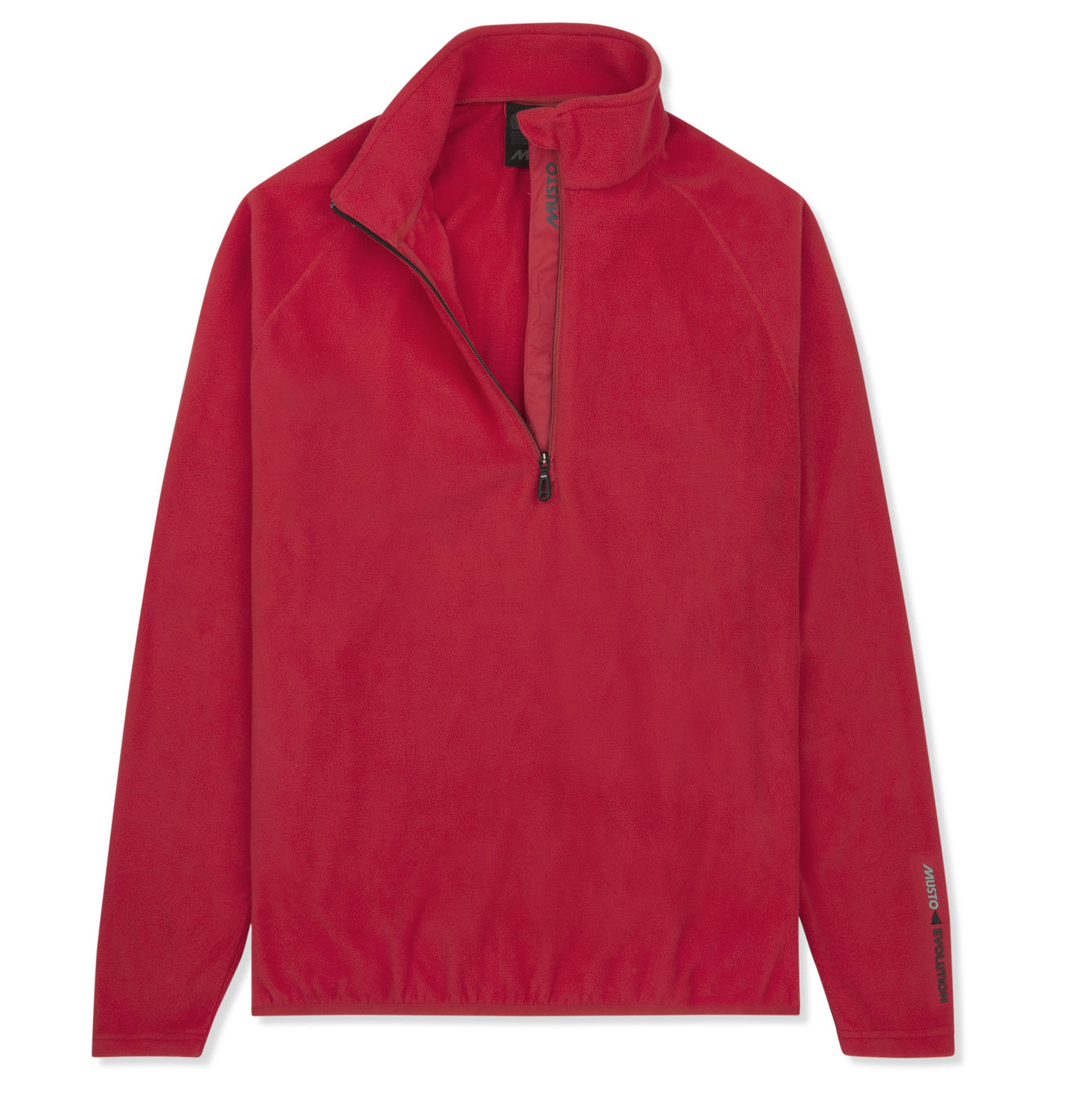 Musto Evolution Essential Half Zip Microfibra Chaqueta - True Red