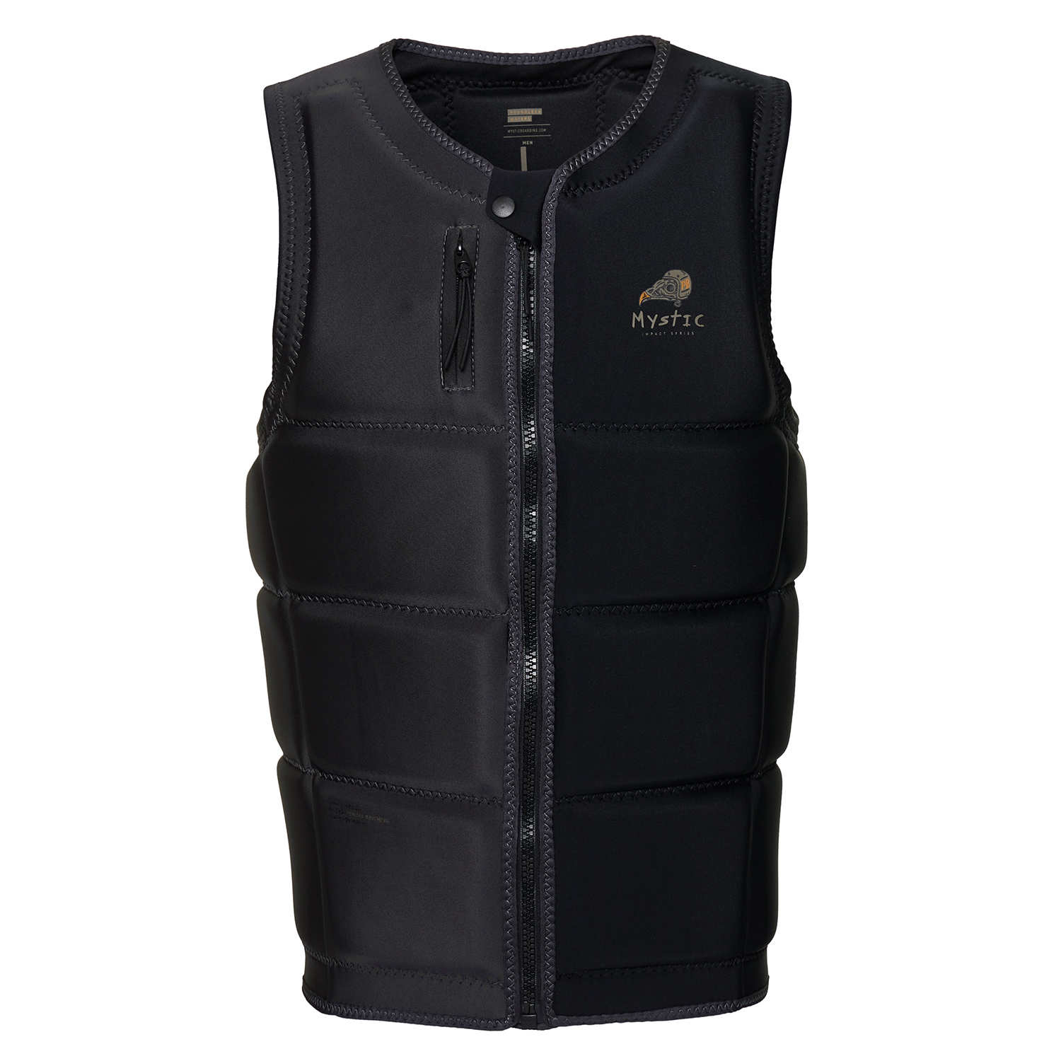 Chaleco De Impacto Para Embarque De Pavo Real Mystic - Negro/gris 220150