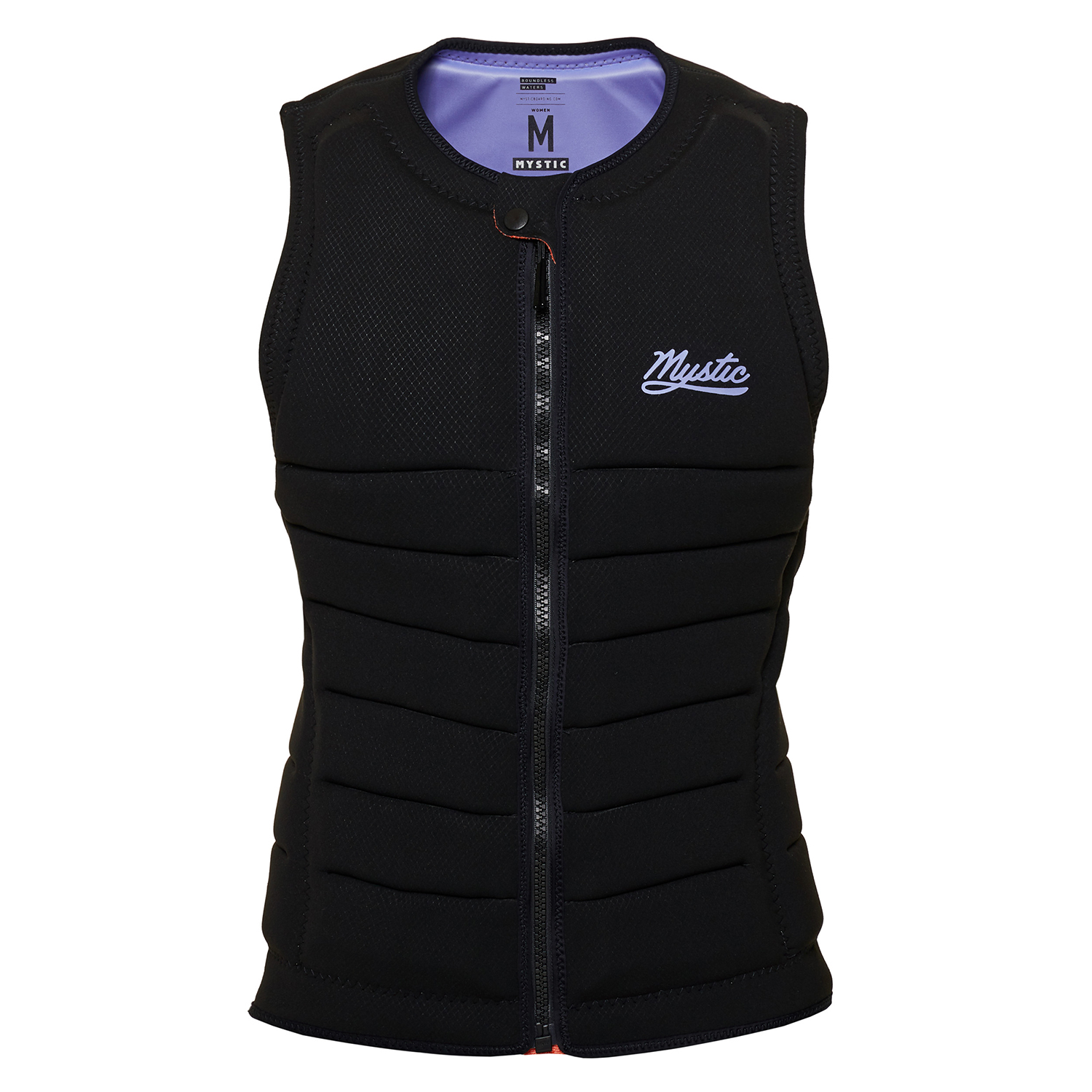 Chaleco De Impacto Con Cremallera Frontal De Embarque De Mujer Mystic Juice Wake - Negro/púrpura