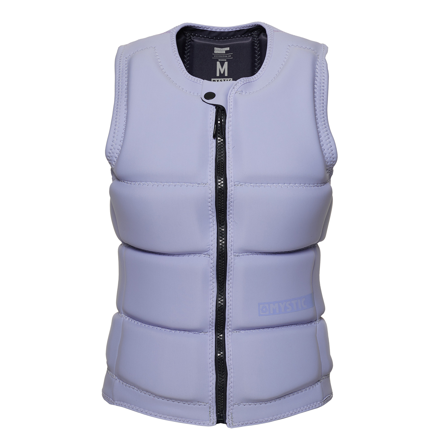 Mystic Womens Star Wake Boarding Front-Zip Impact Vest - Pastel Lilac