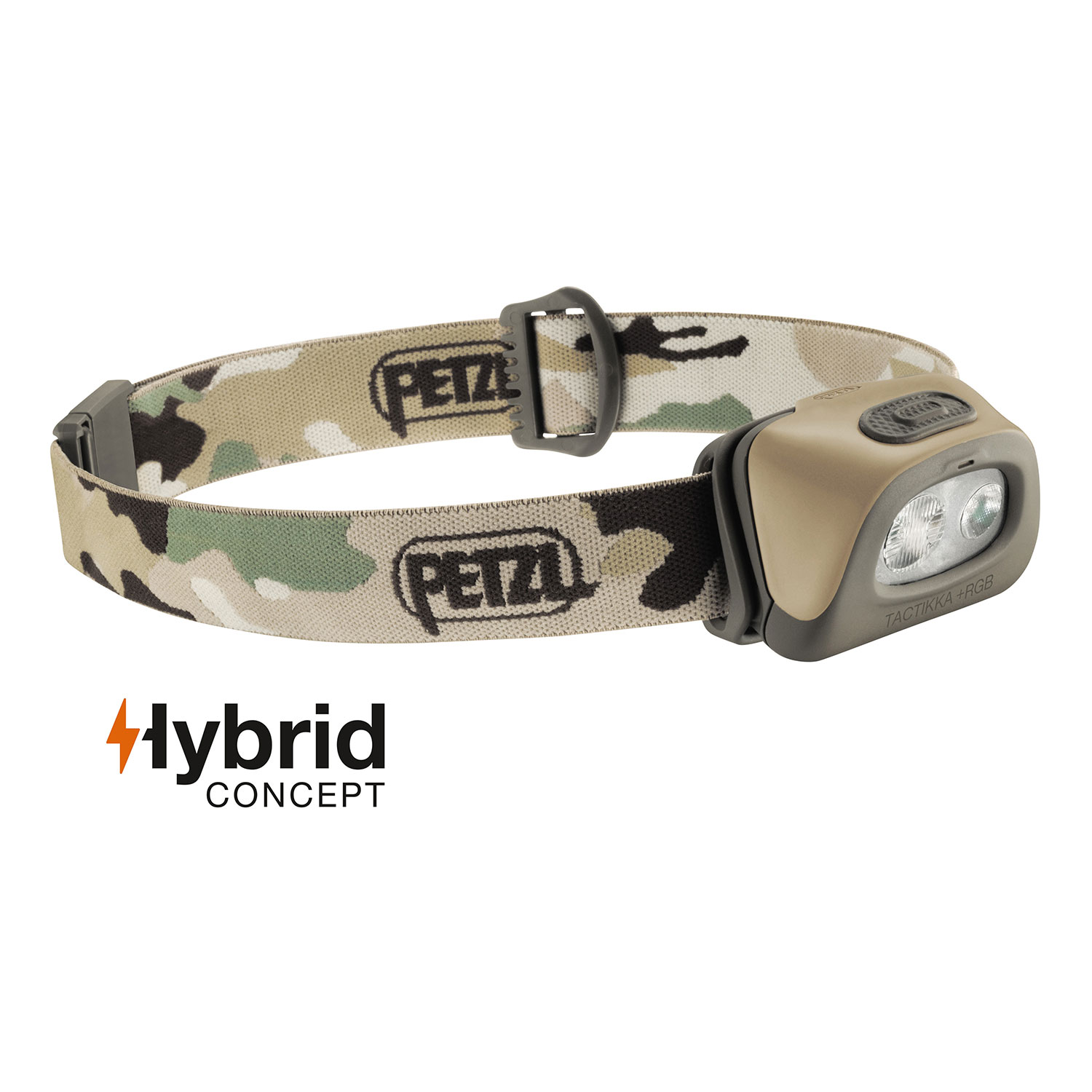 Faro Petzl Tactikka® + Compact Hybrid 250L - Camo