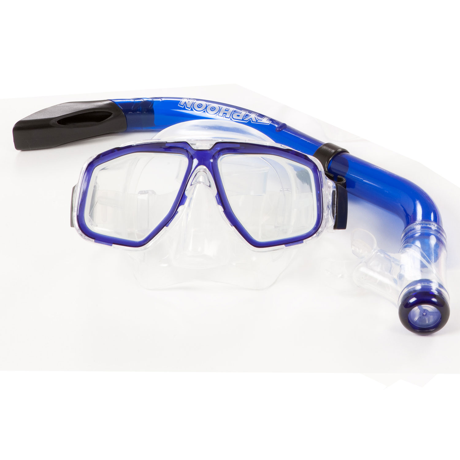 Typhoon Pro Mask & Snorkel Set - Adolescentes / Ladies - Azul