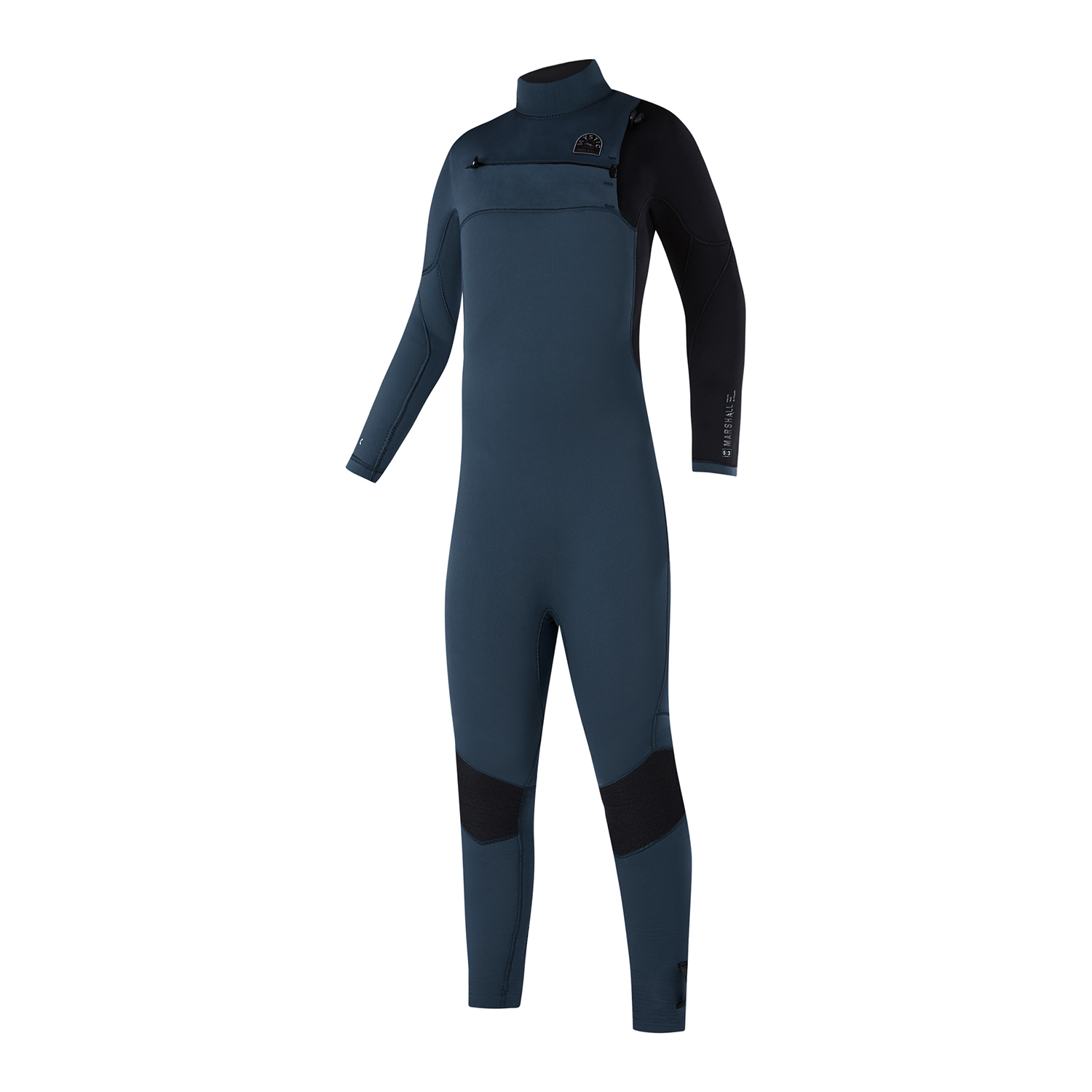 Traje De Neopreno Con Cremallera Frontal Mystic Junior Marshall 5/3 Gbs - Azul Noche 220084