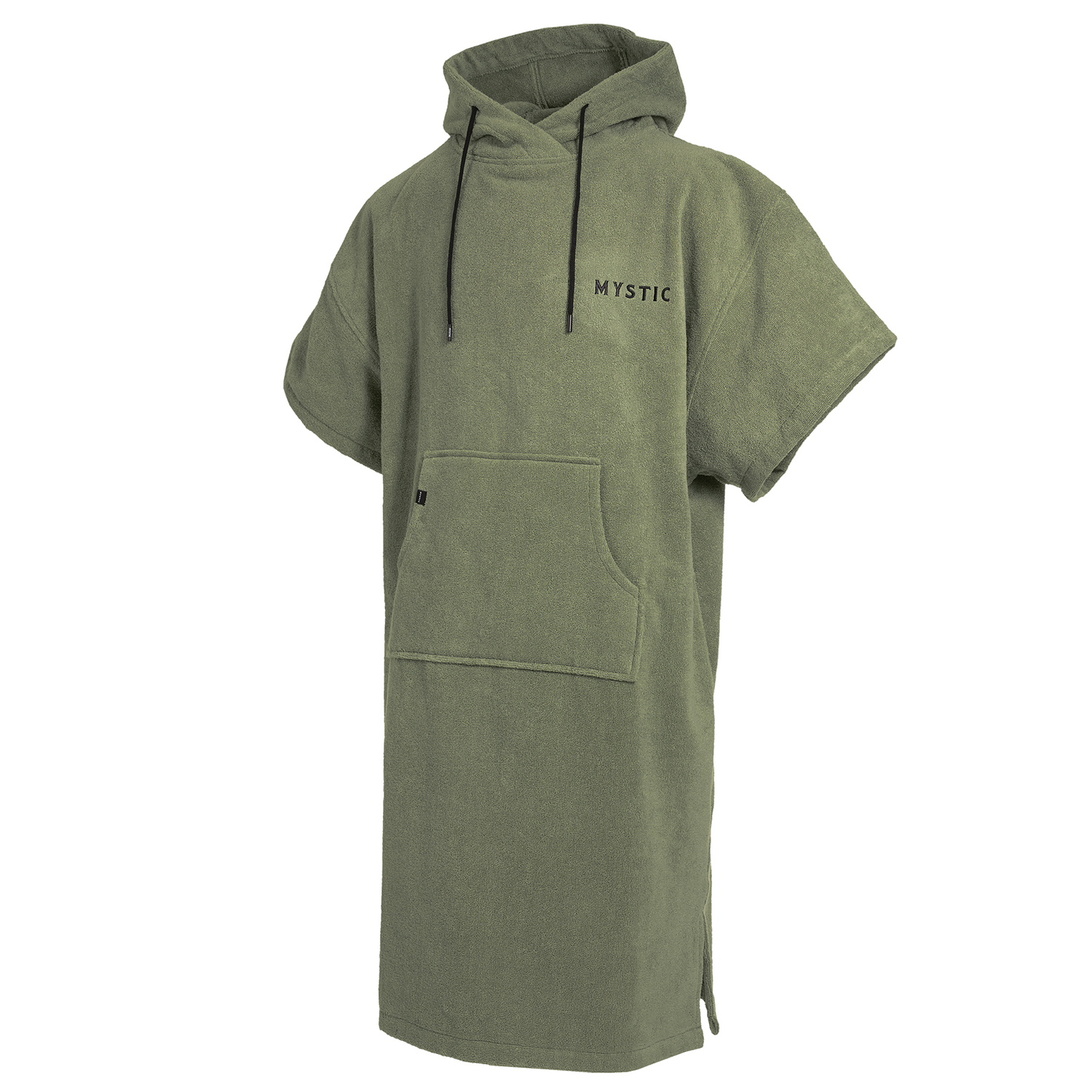 Mystic Velours Artwork Poncho - Verde Oliva 220273