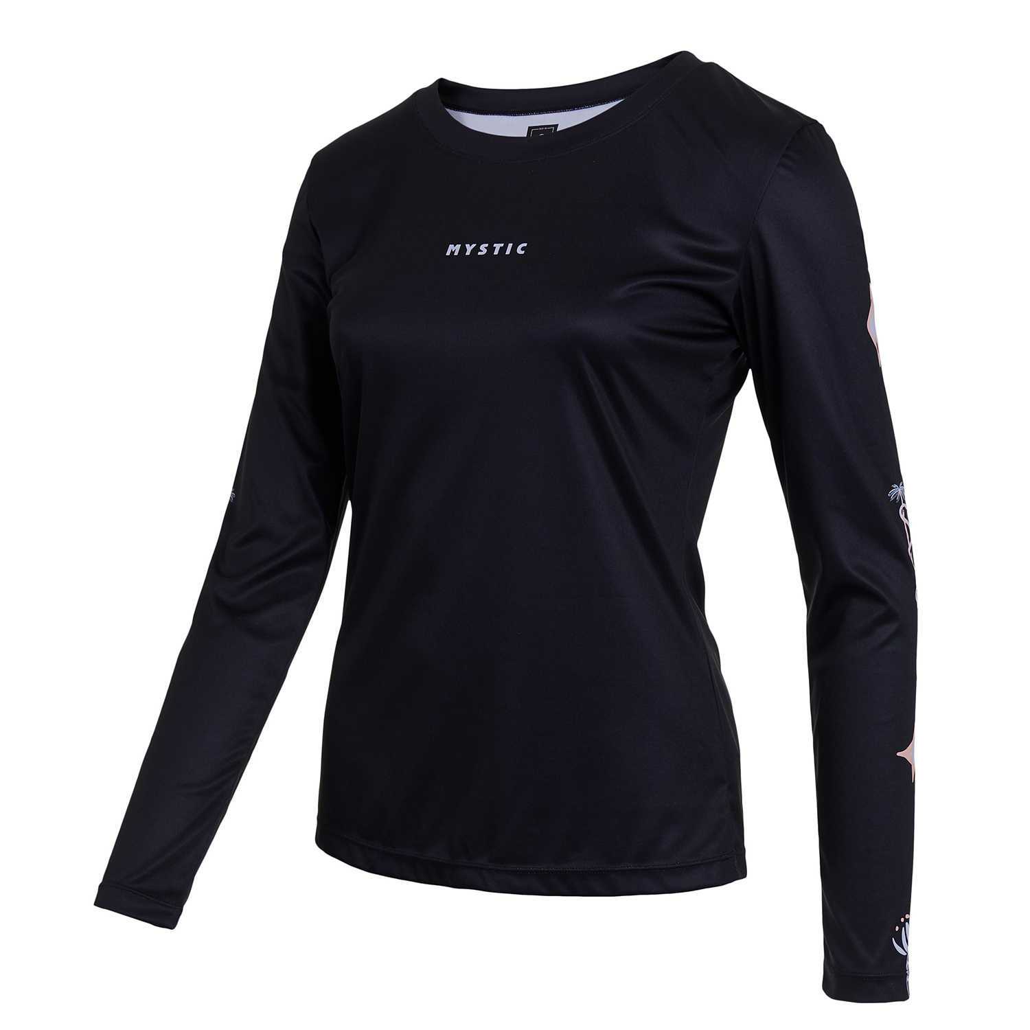 Mystic Mujer Paradise Rashvest De Manga Larga - Negro 220289