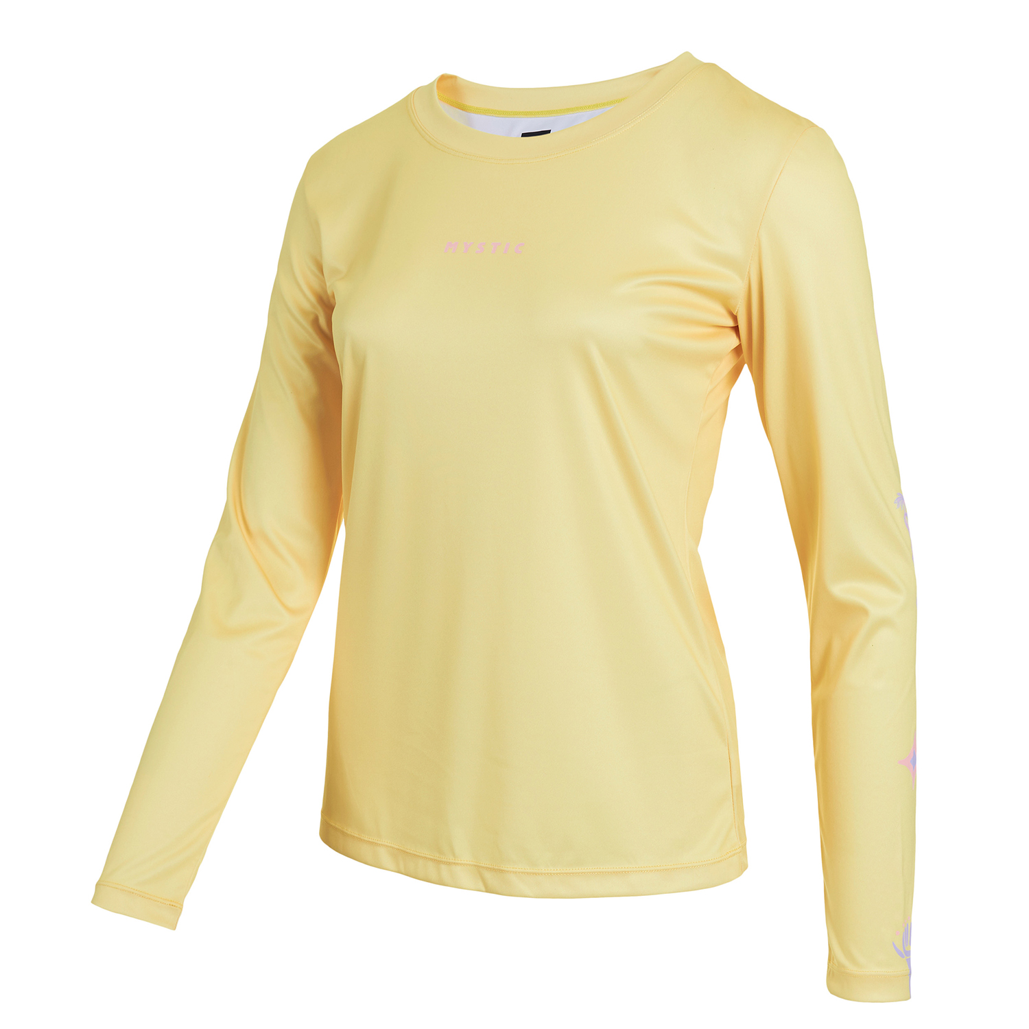 Mystic Mujer Paradise Rashvest De Manga Larga - Amarillo Pastel 220289