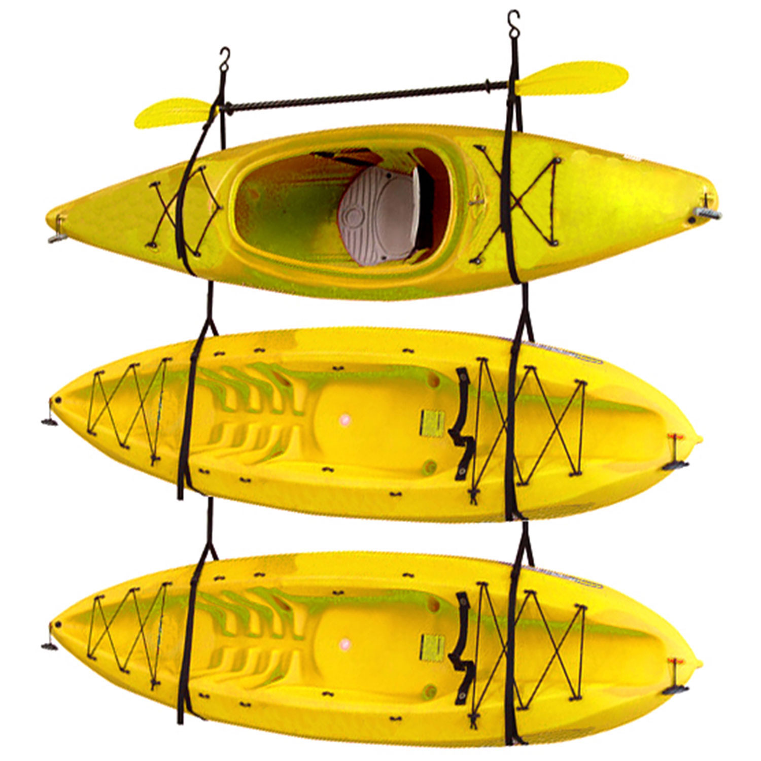 Gear Up Cuelgue 3 - Deluxe Kayak Strap System Storage