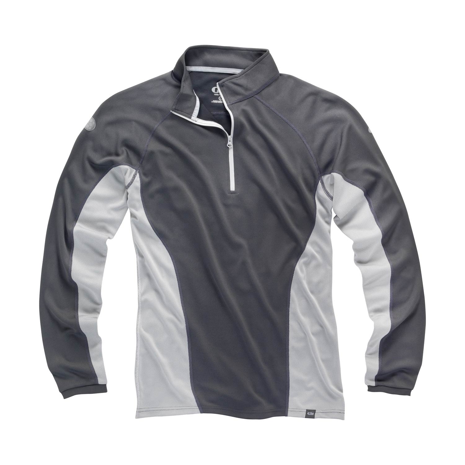 Gill I2 Para Hombre De Manga Larga Zip Neck - Ash / Plata
