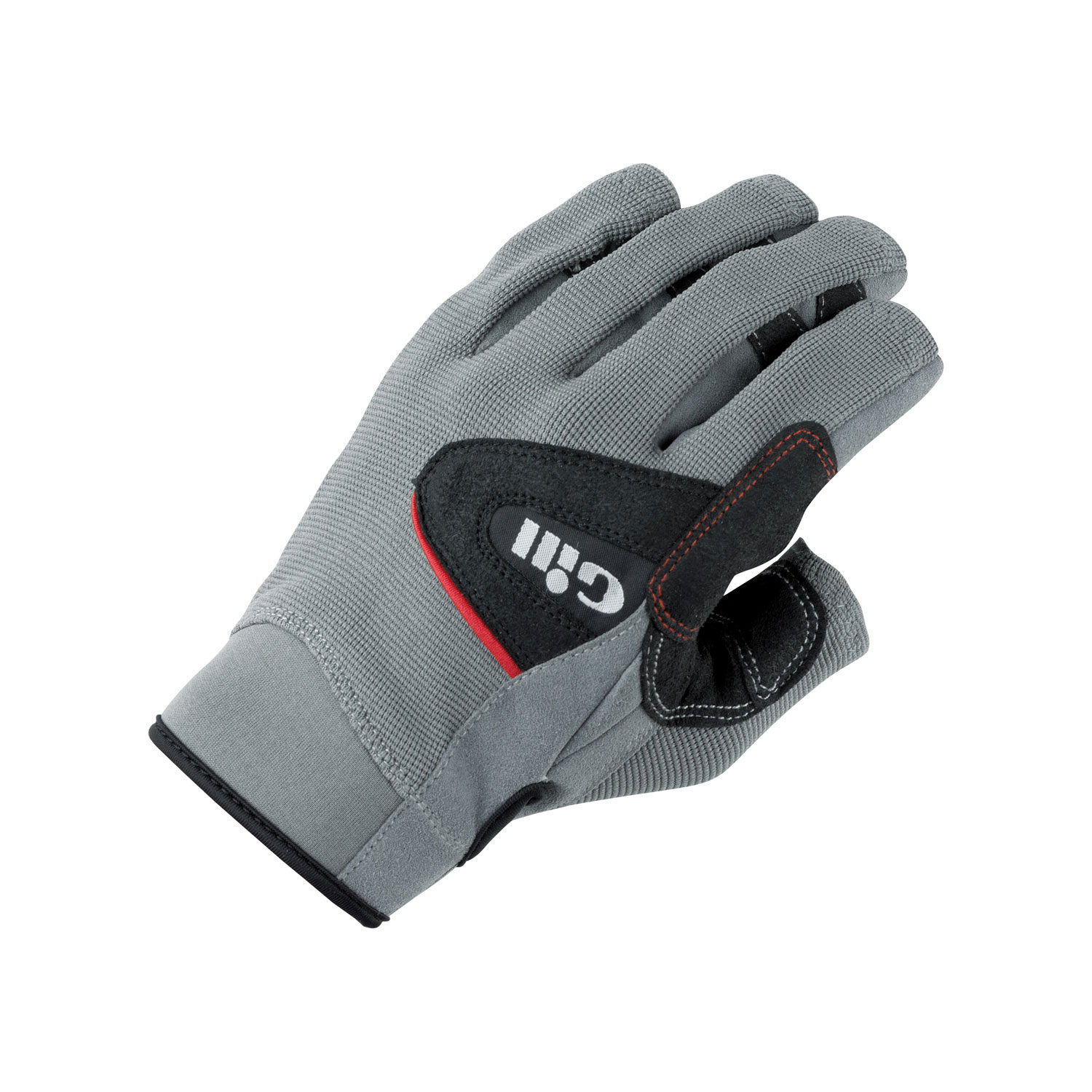 Gill Júnior Marinero Dedo Guantes Cortos - Negro / Gris