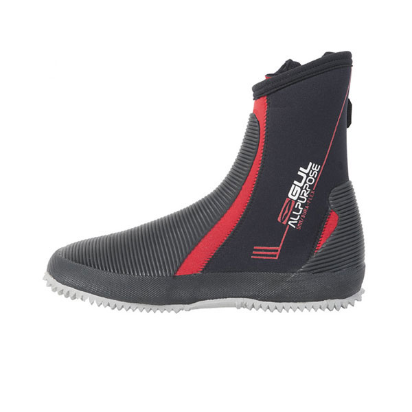 Gul Junior Todas Las Botas De Propósito 5Mm Traje De Neopreno Botas - Negro / Rojo