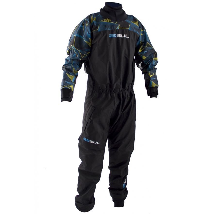 Gul Junior Enforcer Volver Zip Drysuit - Charcoal / Negro
