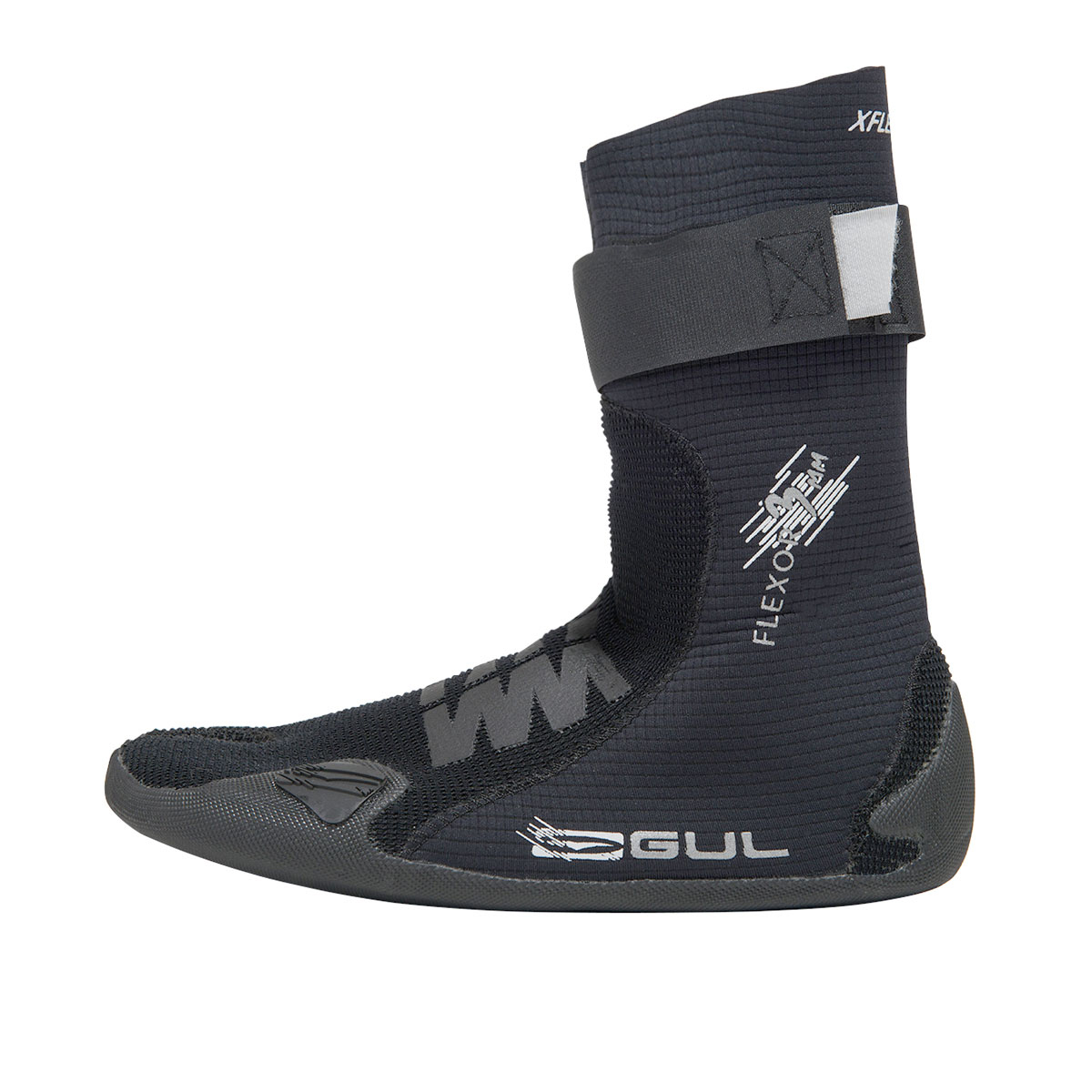 Gul Flexor 3Mm De Split Toe Boot - Negro / Negro
