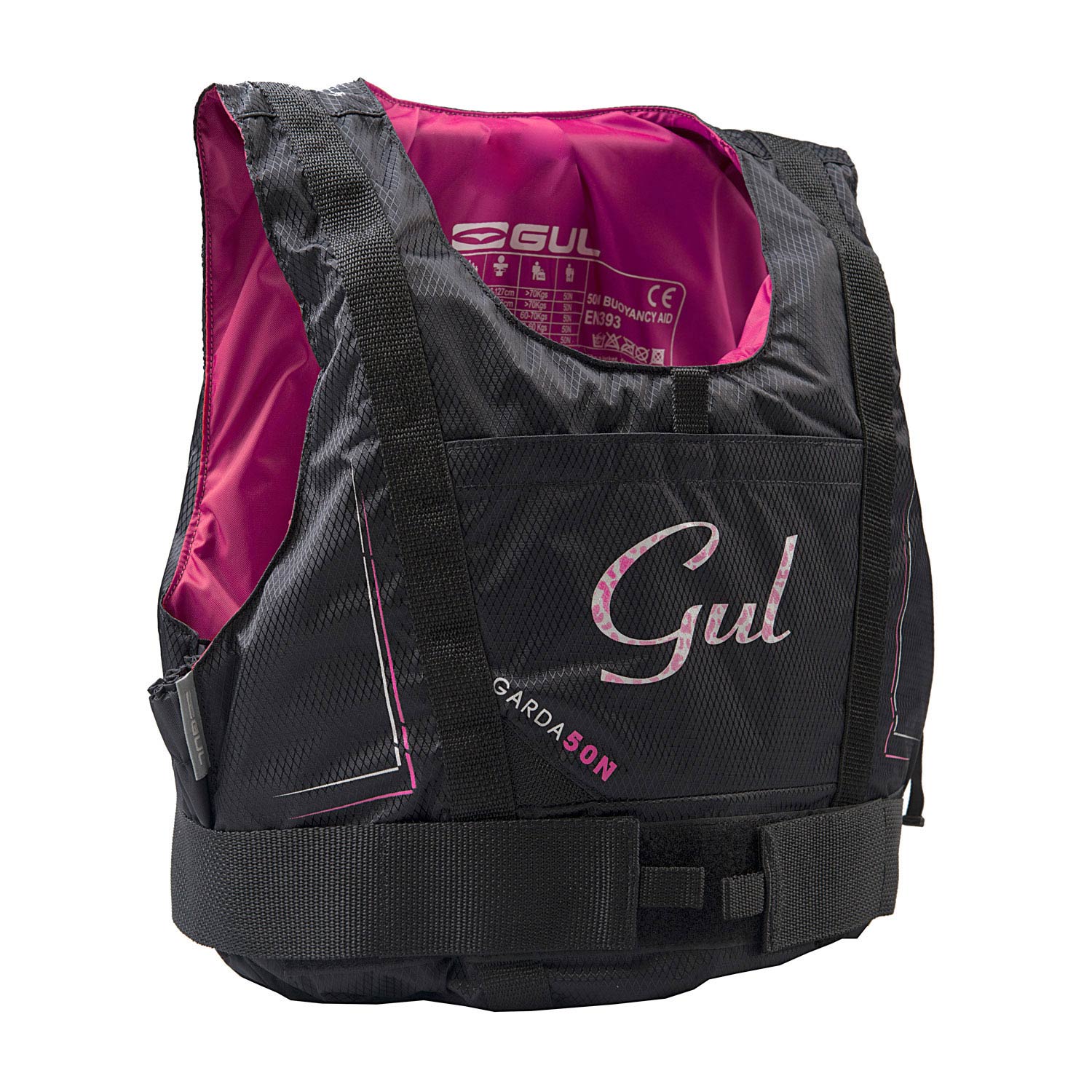 Gul Garda 50N Womens Buoyancy Aid - Negro / Rosa