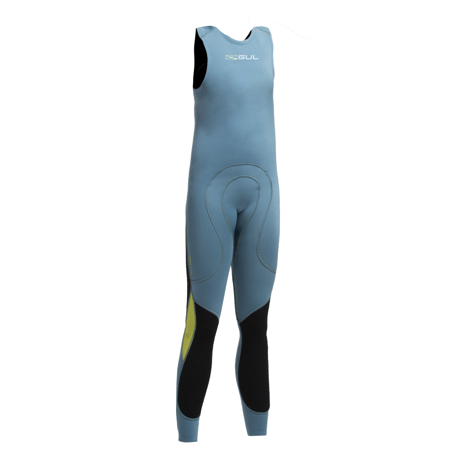 Código Junior Gul Zero 1 Mm Flatlock Long John Traje - Estaño / Azul