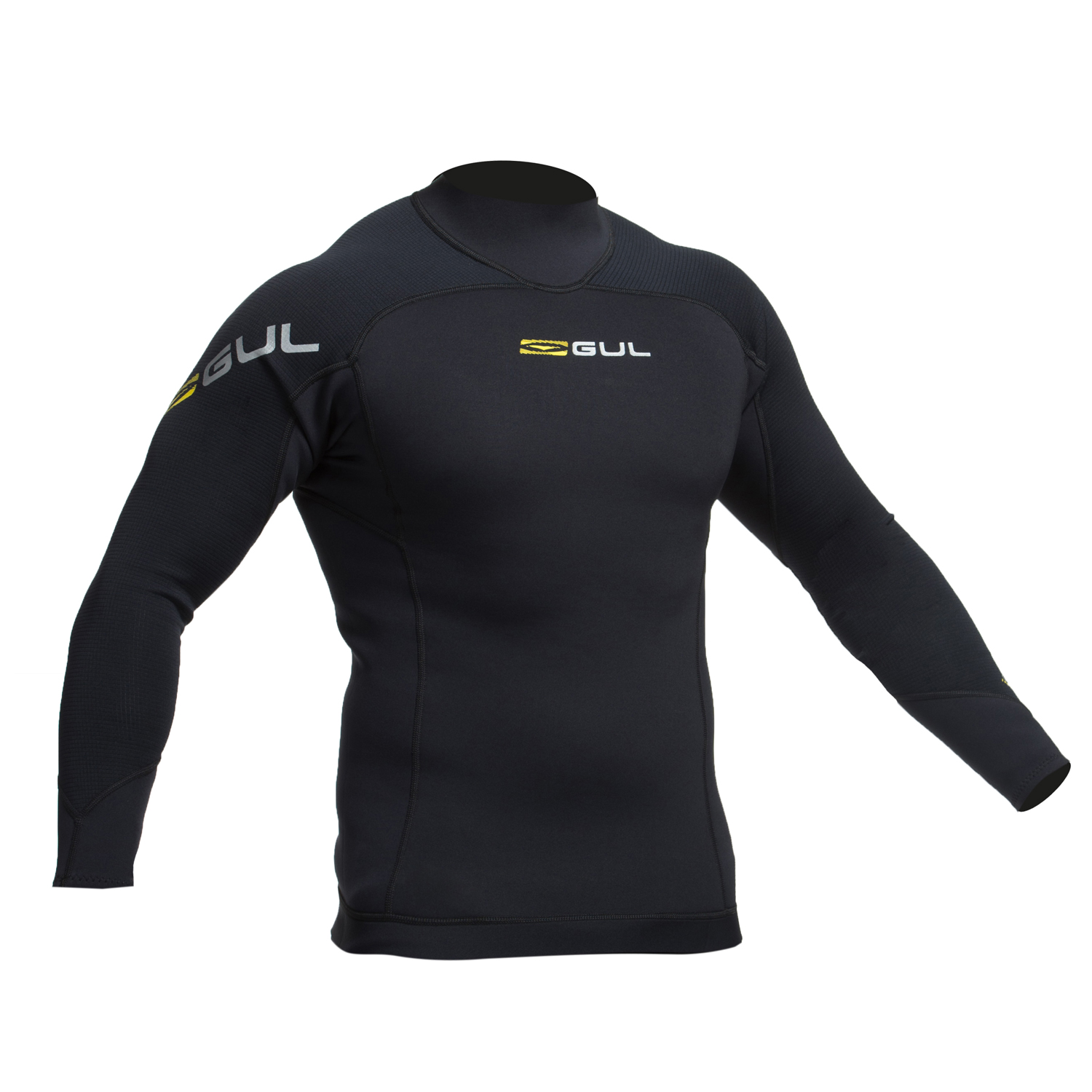 3Mm Gul Código Junior Cero Thermo Top Traje - Negro