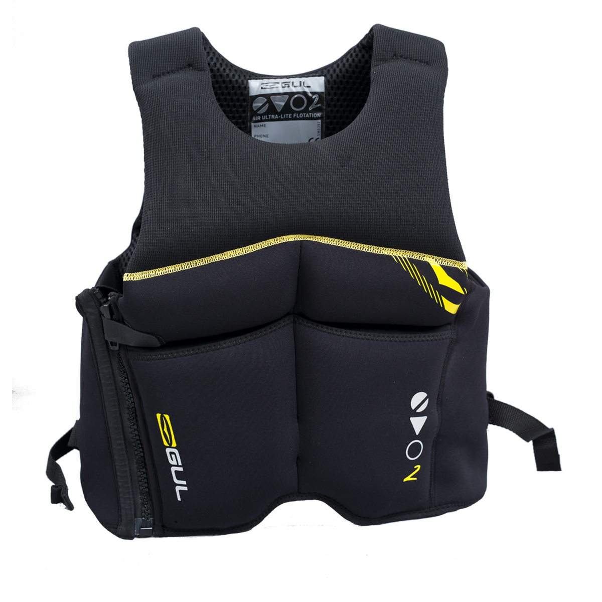 Gul Junior Evo2 Buoyancy Aid - Negro