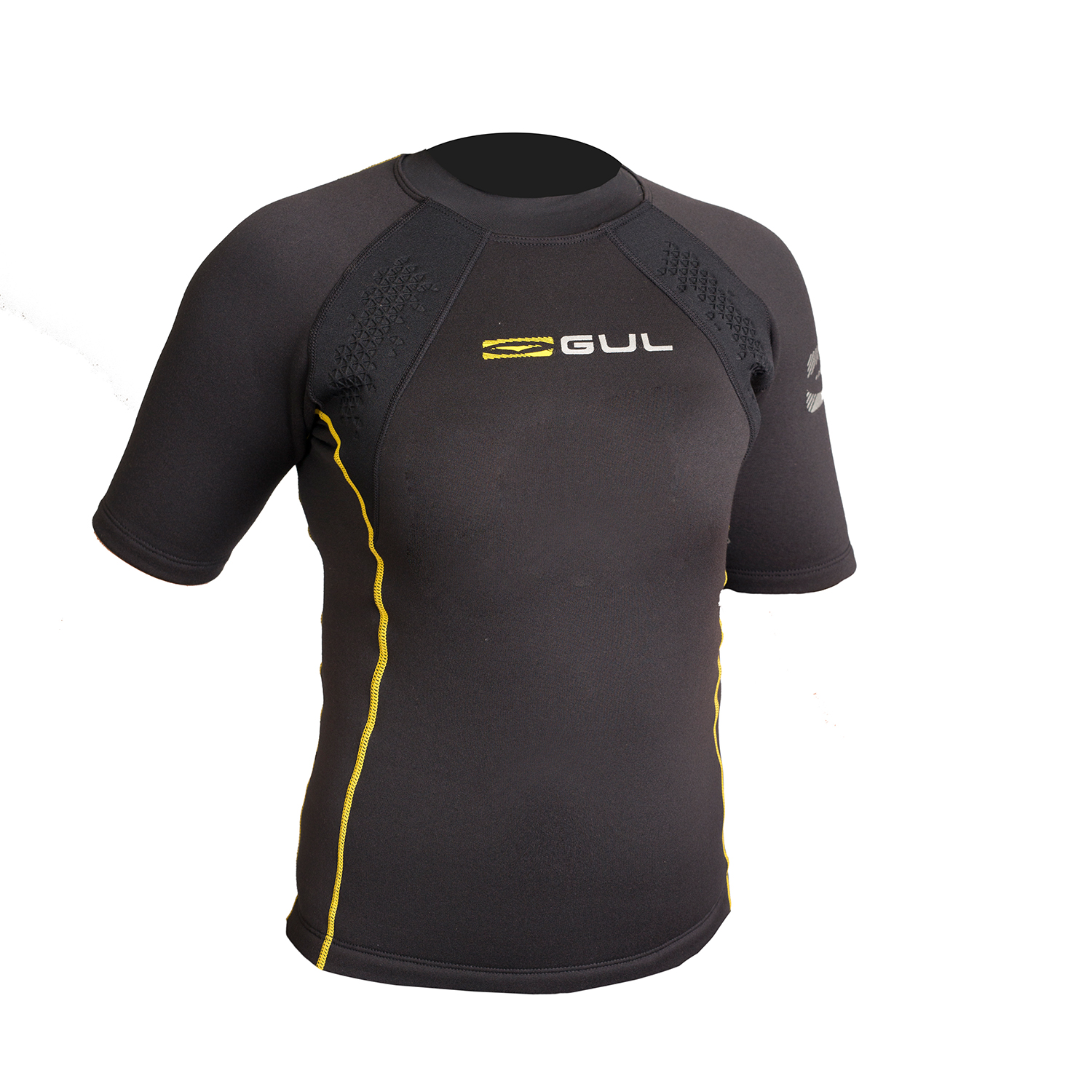 Gul Junior Evotherm Thermal Manga Corta Top - Negro