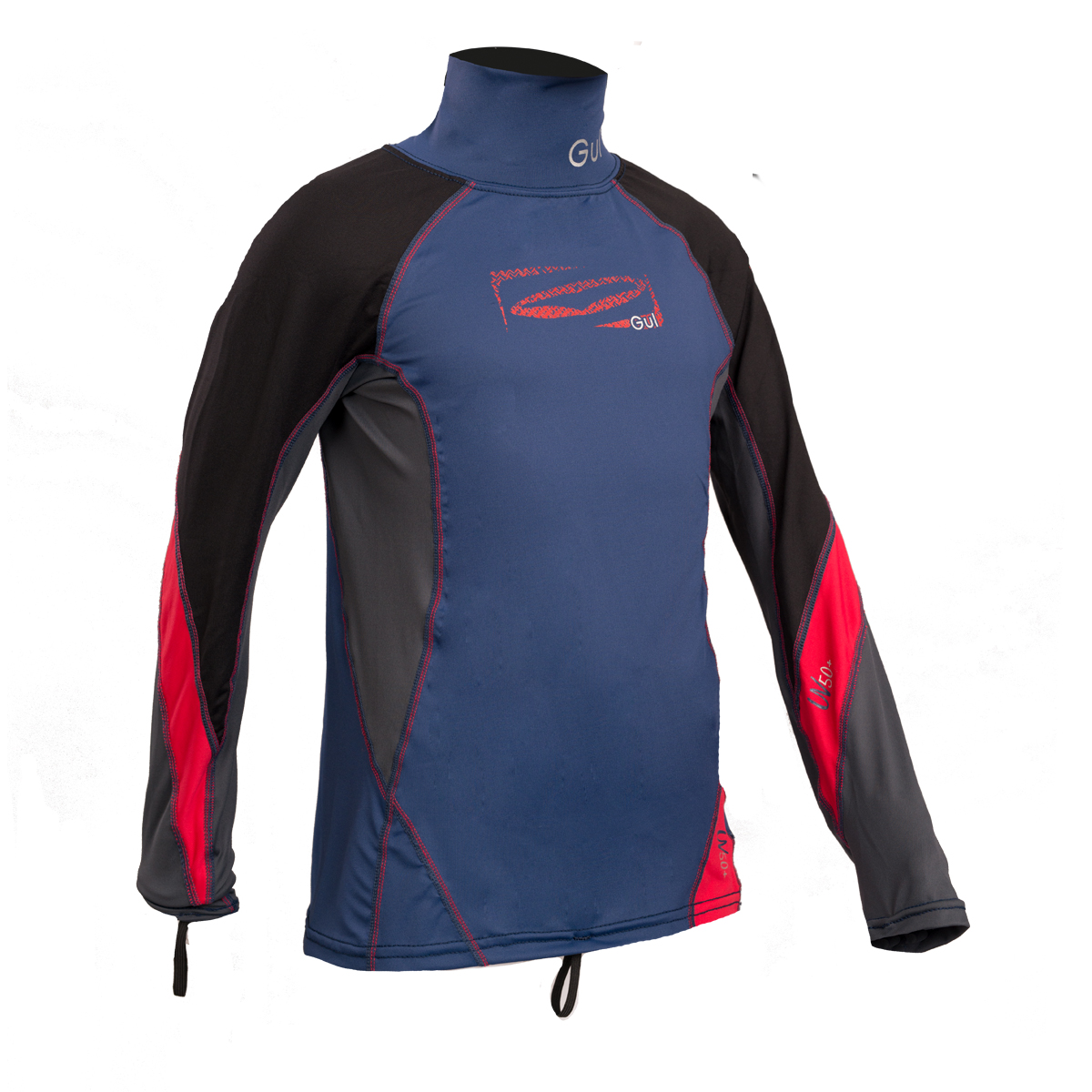 Gul Junior Manga Larga Rashvest - Azul / Rojo