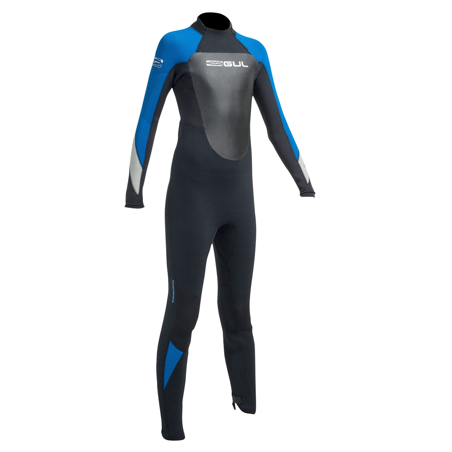 Gul Junior Respuesta 3 / 2Mm Flatlock T2 Vapor De Traje De - Negro / Azul