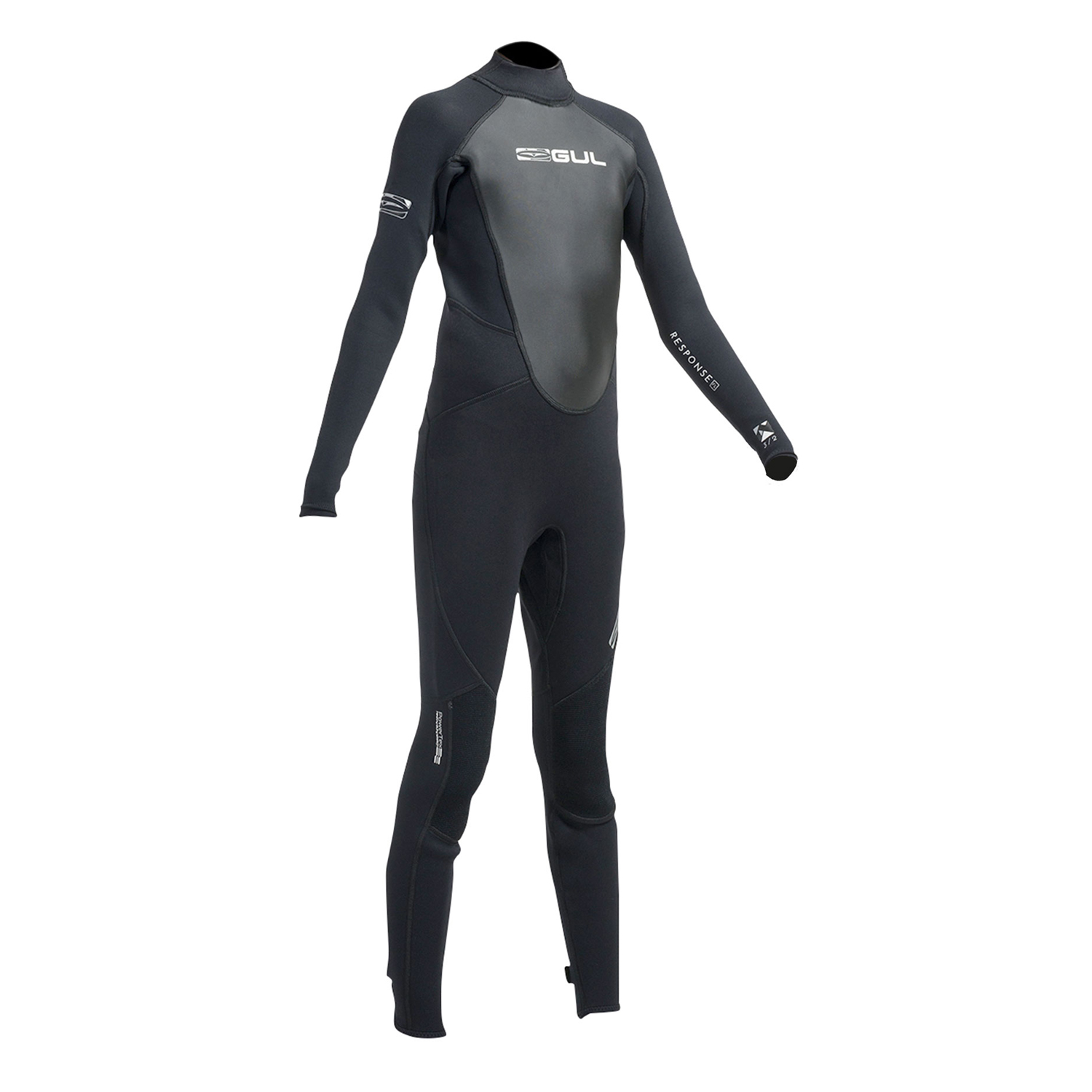 Gul Junior Respuesta 3 / 2Mm Flatlock T2 Vapor Traje - Negro