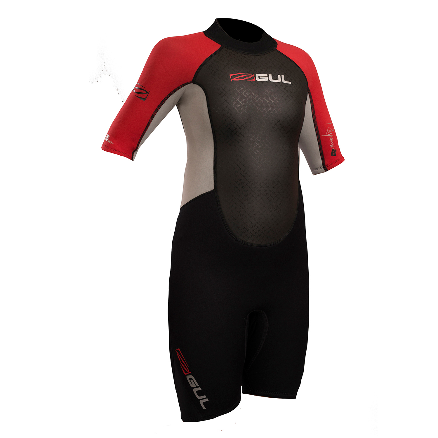Gul Junior Response 3 / 2Mm Shorty Wetsuit - Negro / Rojo