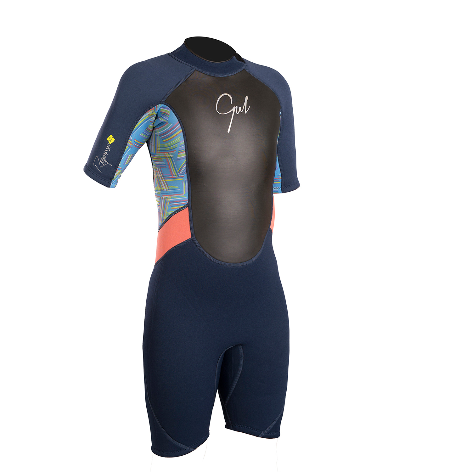 Gul Junior Response 3 / 2Mm Shorty Wetsuit - Azul Marino / Líneas