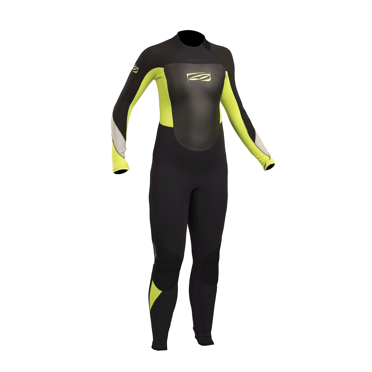 Gul Junior Response 4 / 3Mm Bs Wetsuit - Negro / Lima