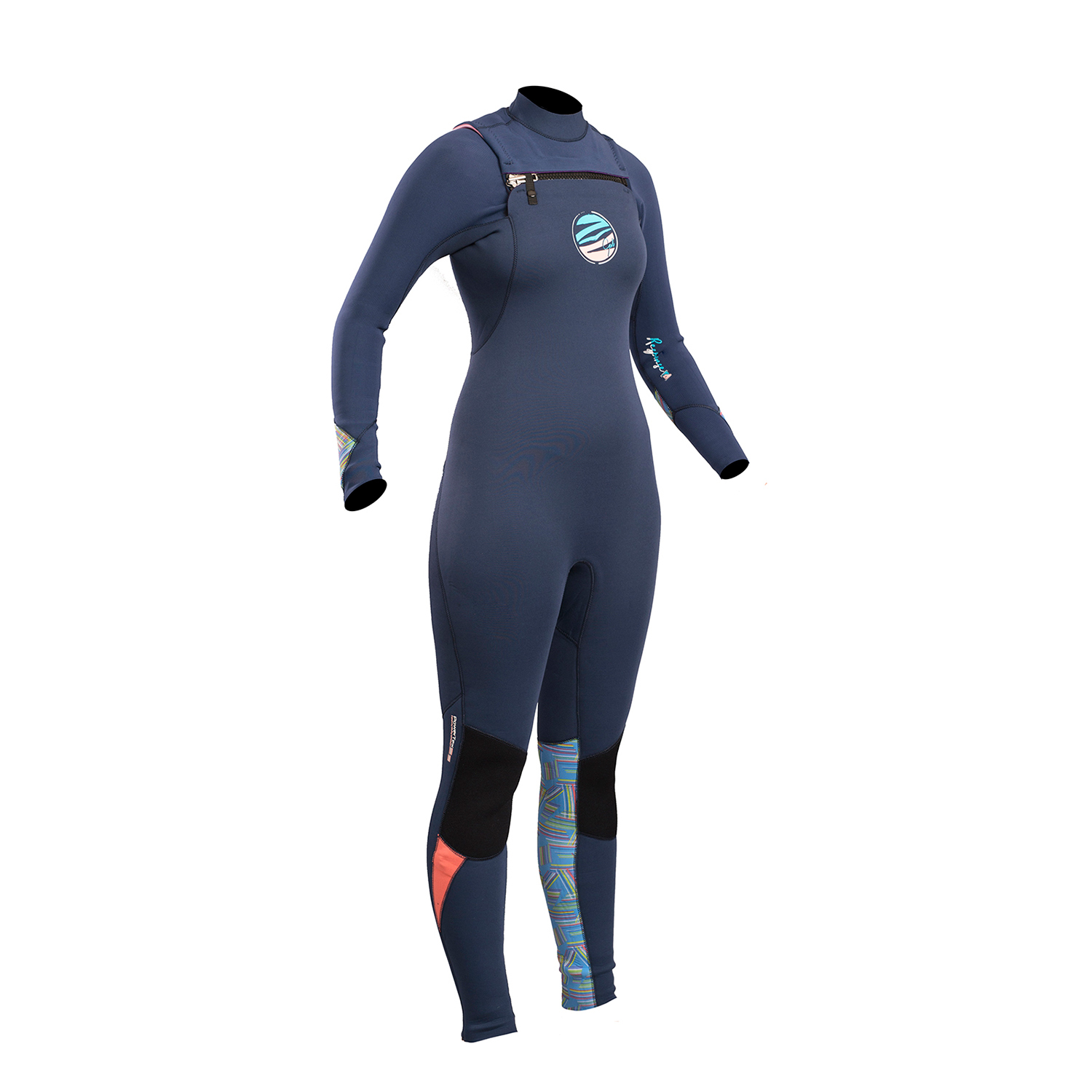 Gul Ladies Responde Fx Cz 3 / 2Mm Bs Wetsuit - Azul / Líneas