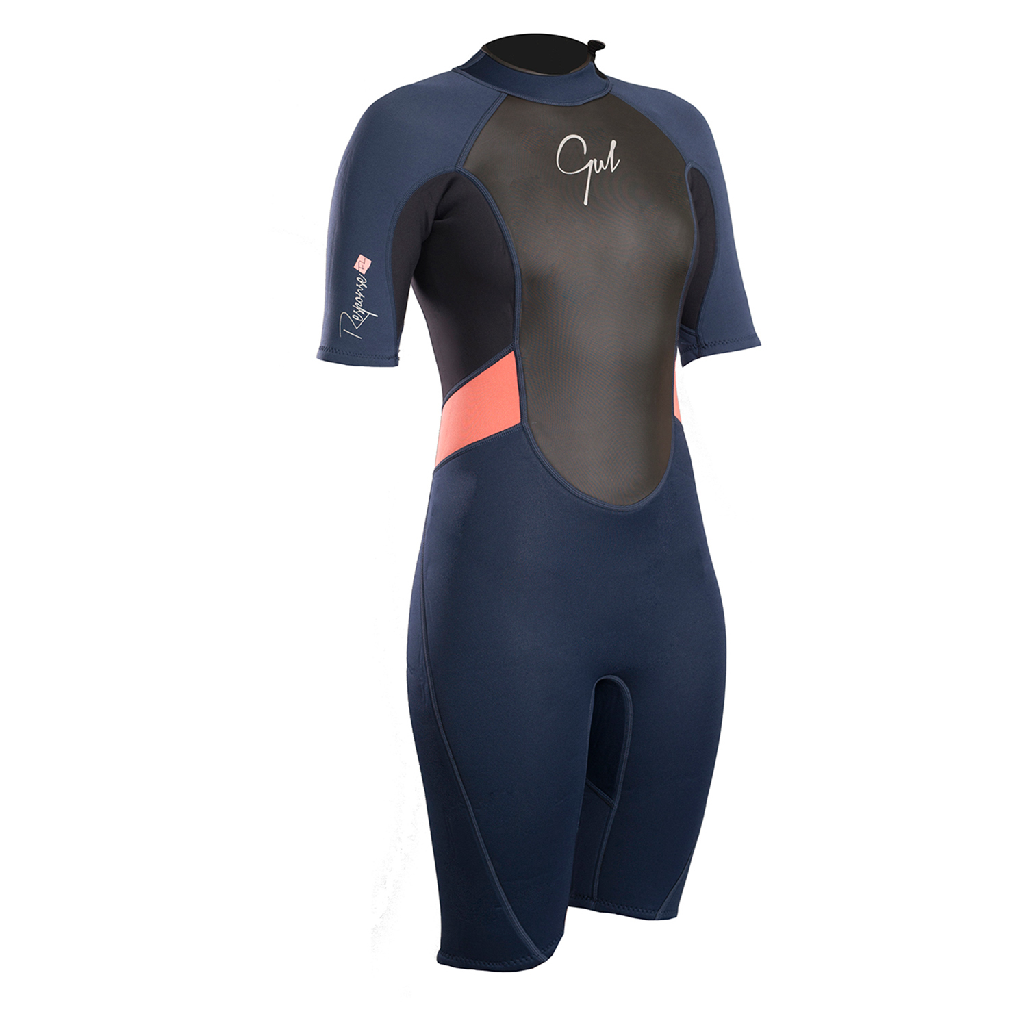 Gul Ladies Response 3 / 2Mm Fl Shorty Wetsuit - Azul Marino / Negro