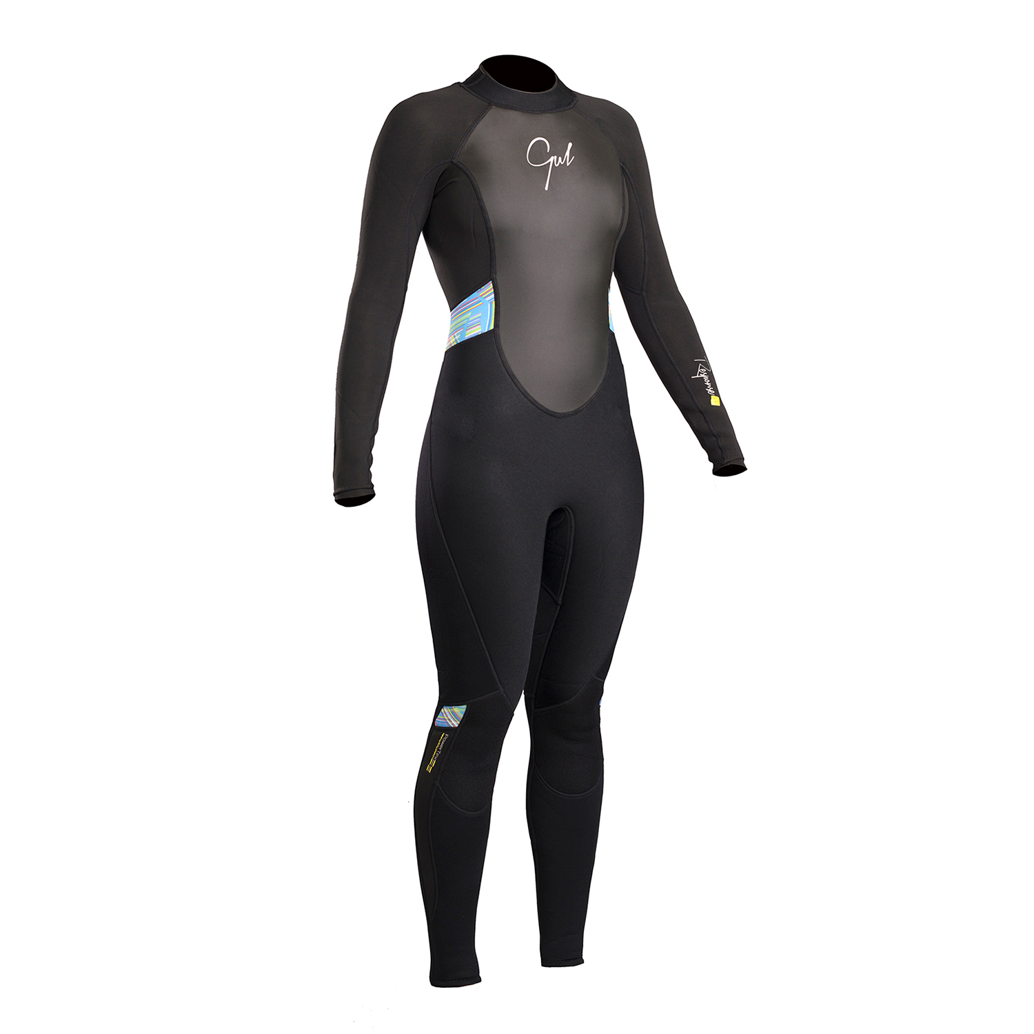 Gul Ladies Response 3 / 2Mm Fl Wetsuit - Negro / Líneas