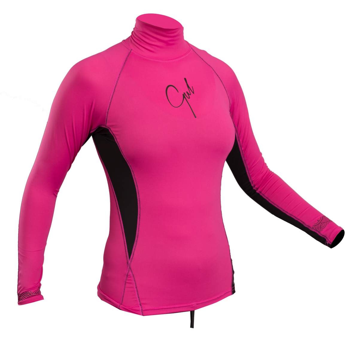 Gul Ladies Swami Manga Larga Rashvest - Rosa / Negro
