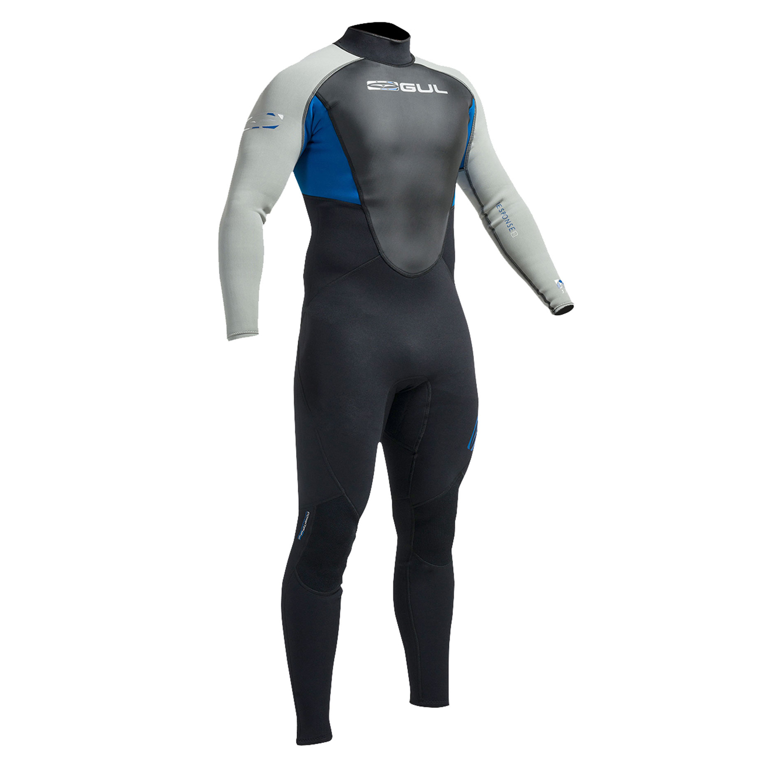 Gul Response 3 / 2Mm Flatlock T2 Steamer Wetsuit - Negro / Gris