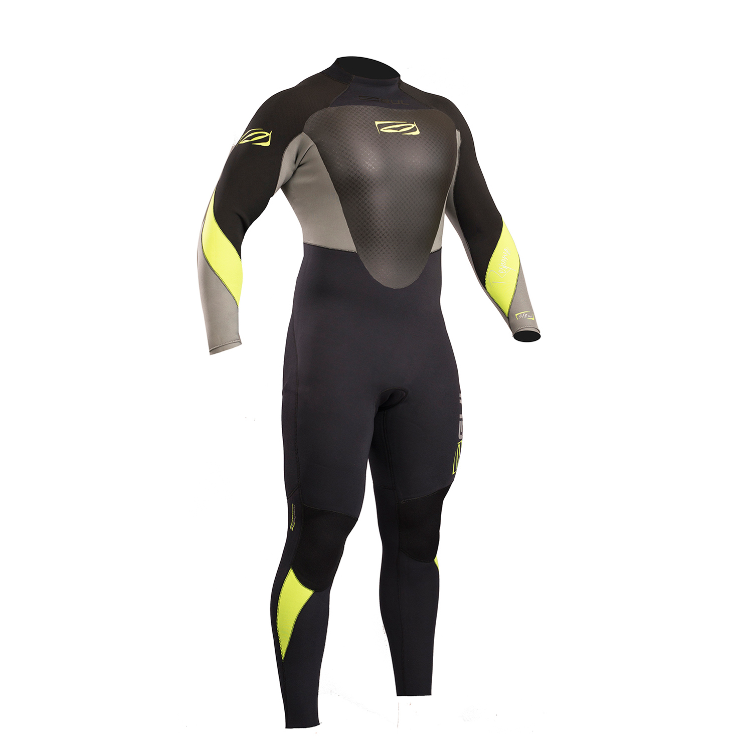Gul Response 3 / 2Mm Bs Wetsuit - Negro / Lima