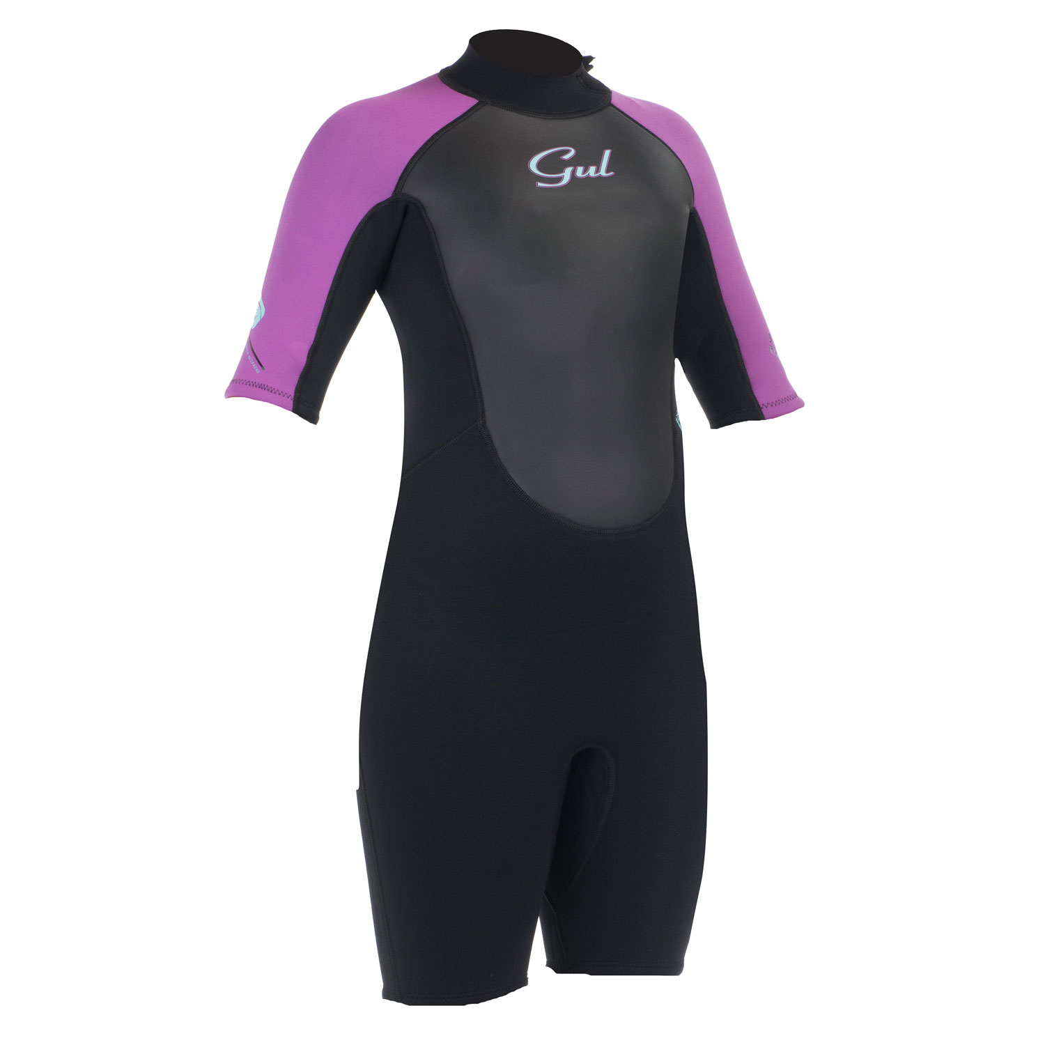 Gul Junior Femenino Respuesta 3 / 2Mm Verano Chapo Traje De 2023- Negro / Iris