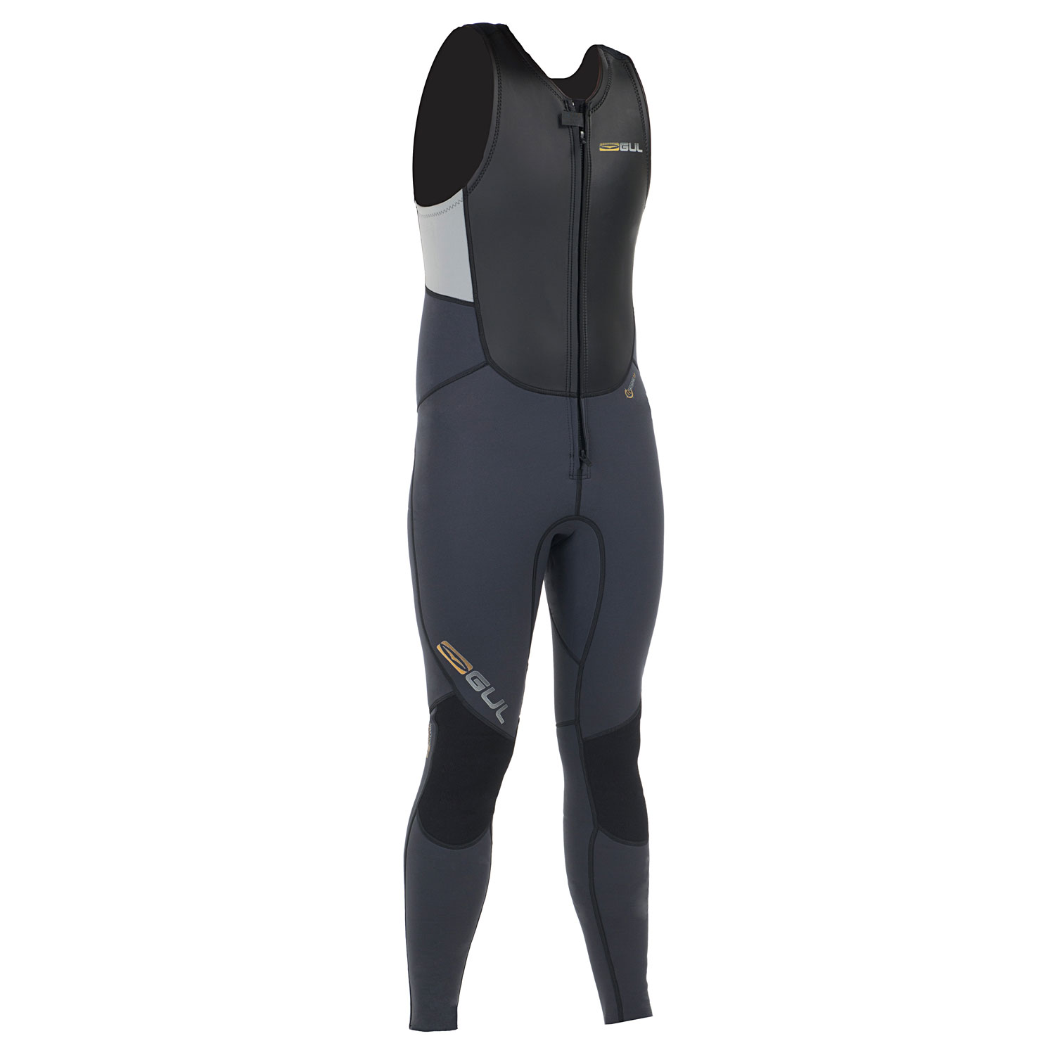 Gul Respuesta 3Mm Flatlock Long John Traje 2015 - Grafito / Plata