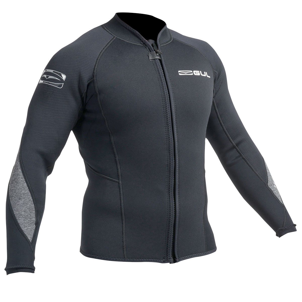 Gul Response 3Mm Flatlock Wetsuit Jacket - Negro