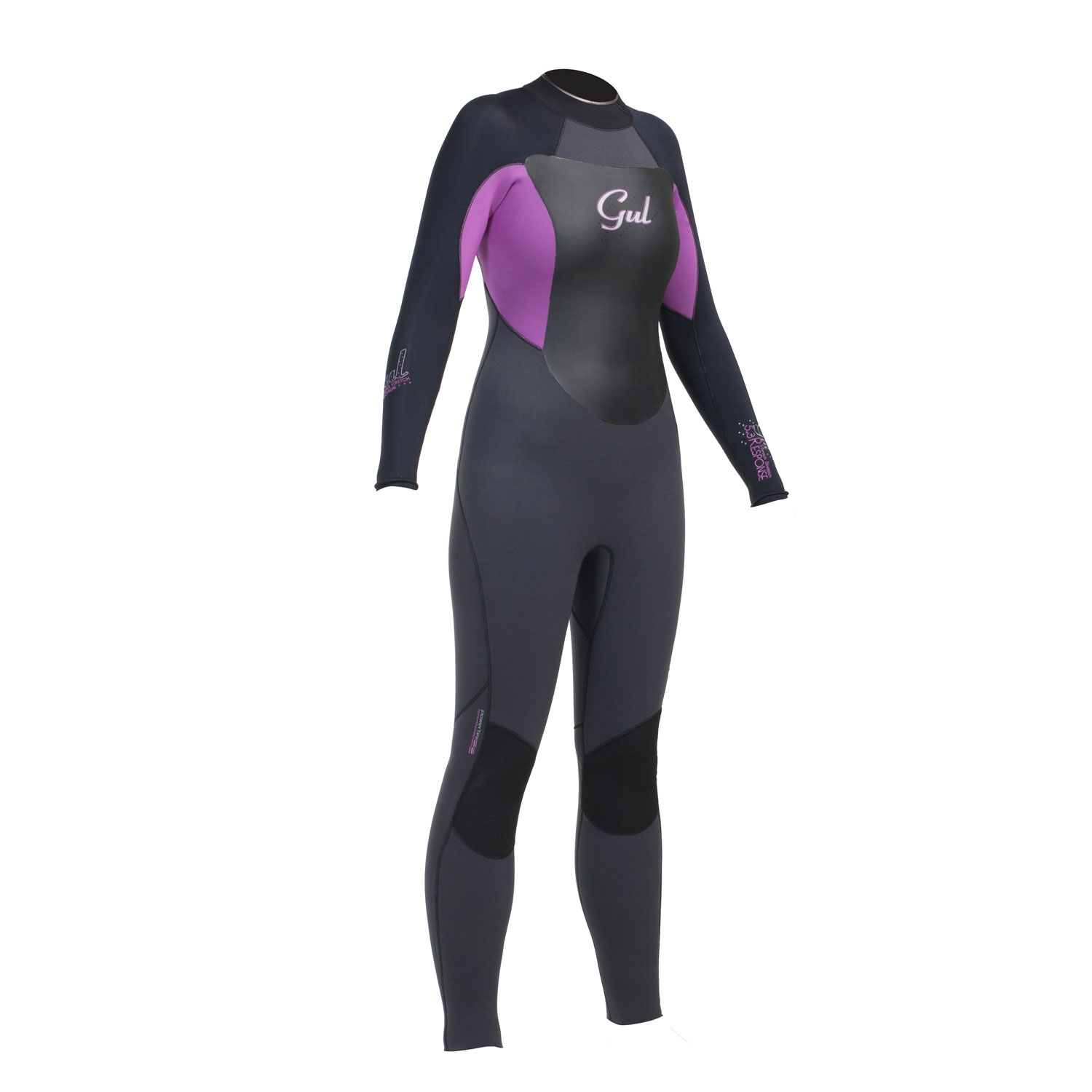 Gul Respuesta 5/3 Mm Para Mujer Puntada Invisible Vapor 2014 - Negro / Mulberry
