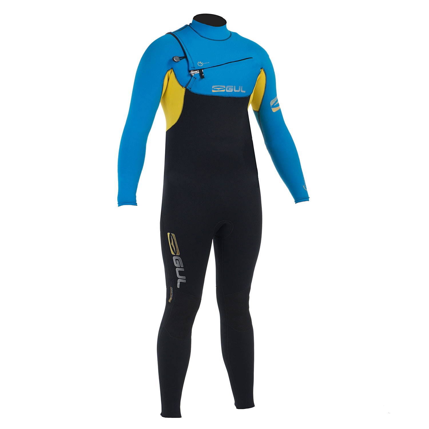 Gul Cz Respuesta 3 / 2Mm Gbs Traje De Vapor 2015 - Negro / Azul El?ctrico