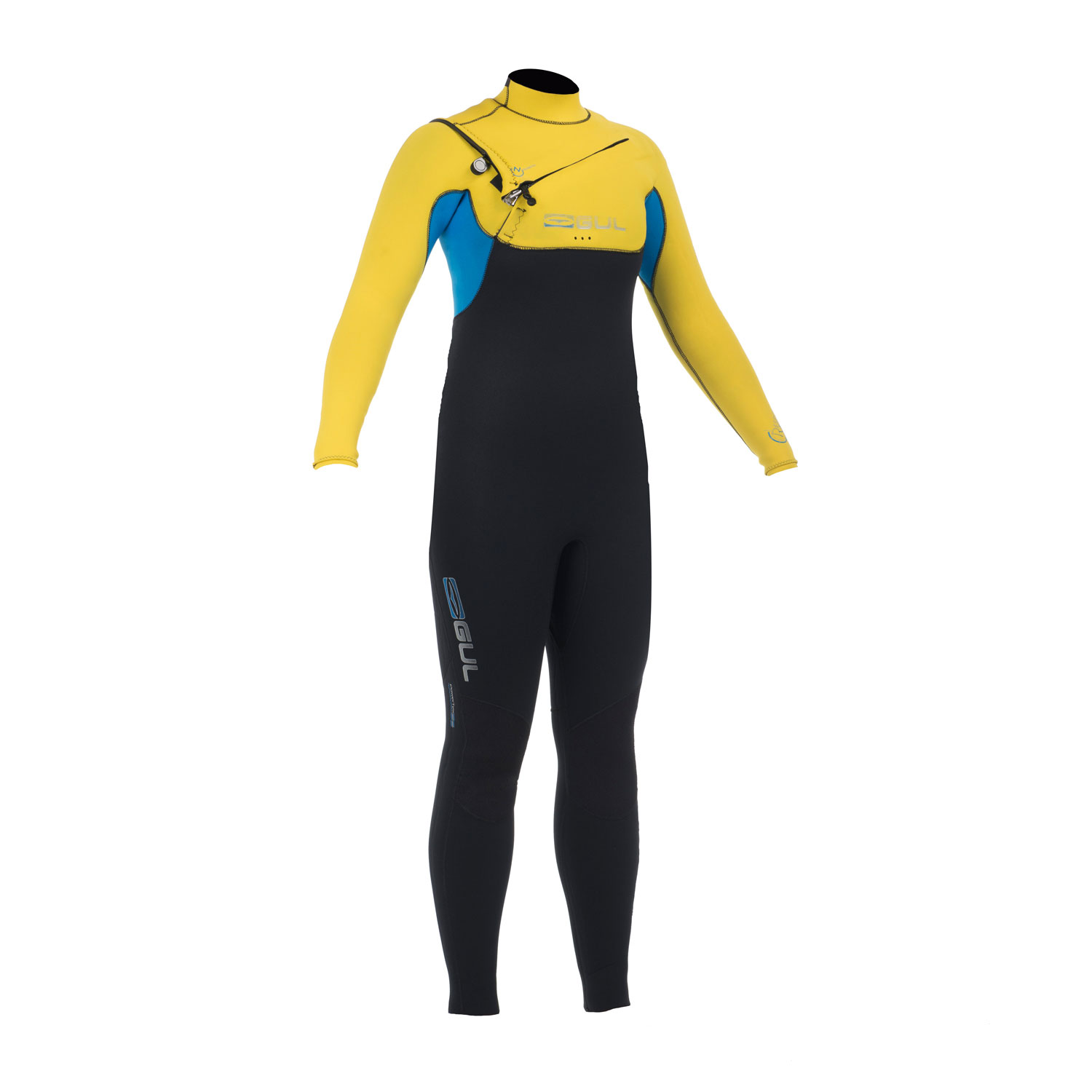 Gul Júnior Respuesta Cz 3 / 2Mm Puntada Invisible Traje 2015 - Negro / Amarillo