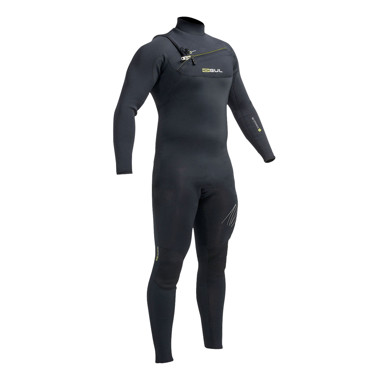 Gul Response Fx 3 / 2Mm Chest Zip Blindstitched Wetsuit - Negro