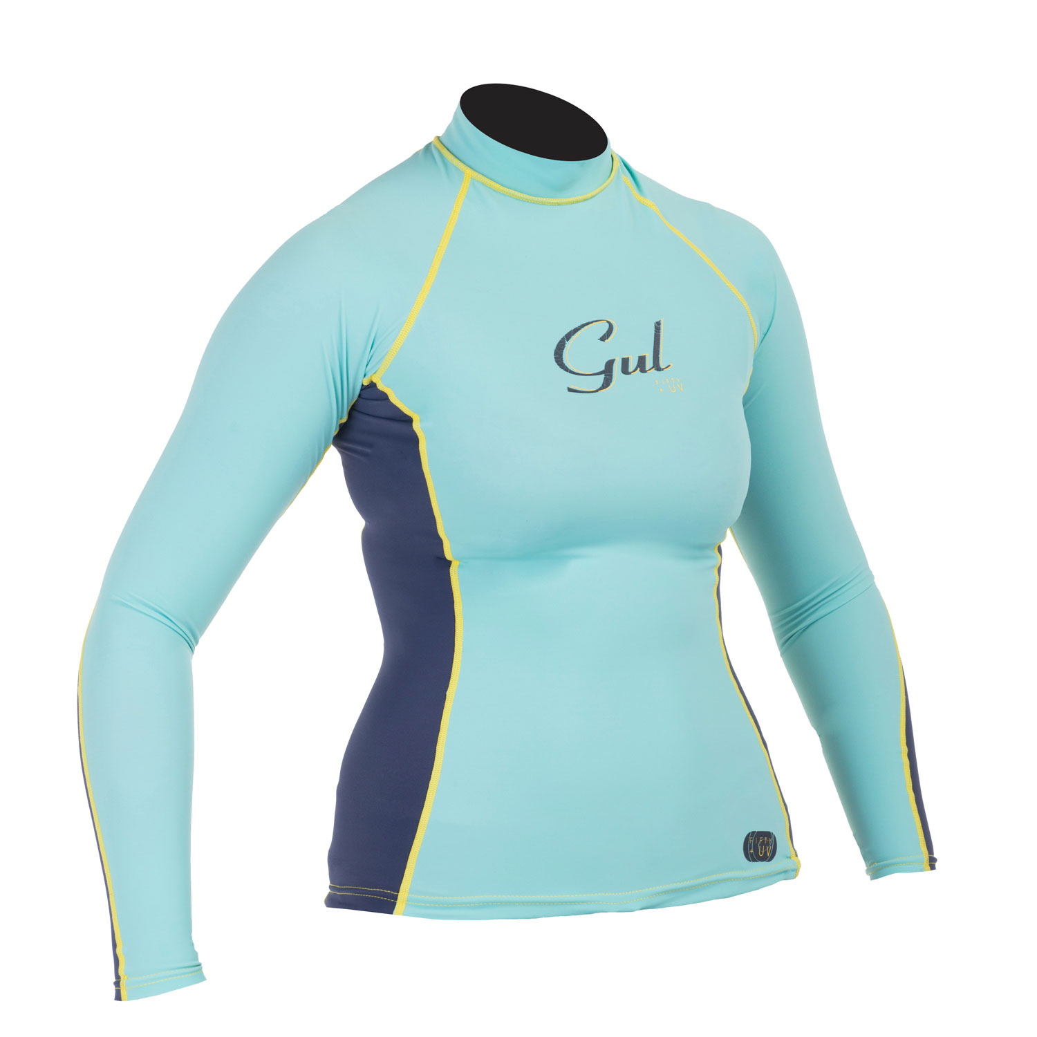 Gul Swami Para Mujer De Manga Larga Rashguard - Glaciar / Blueribbon